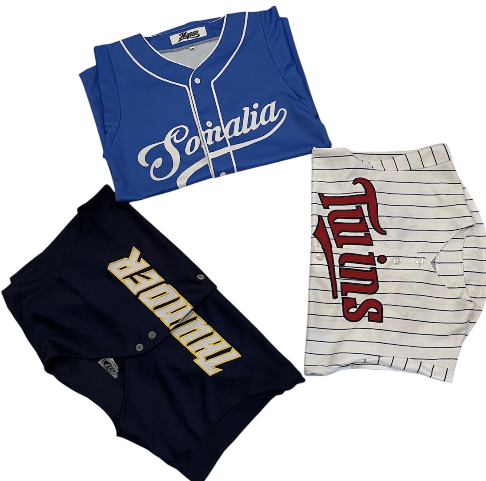 T-shirt de baseball 9 pièces