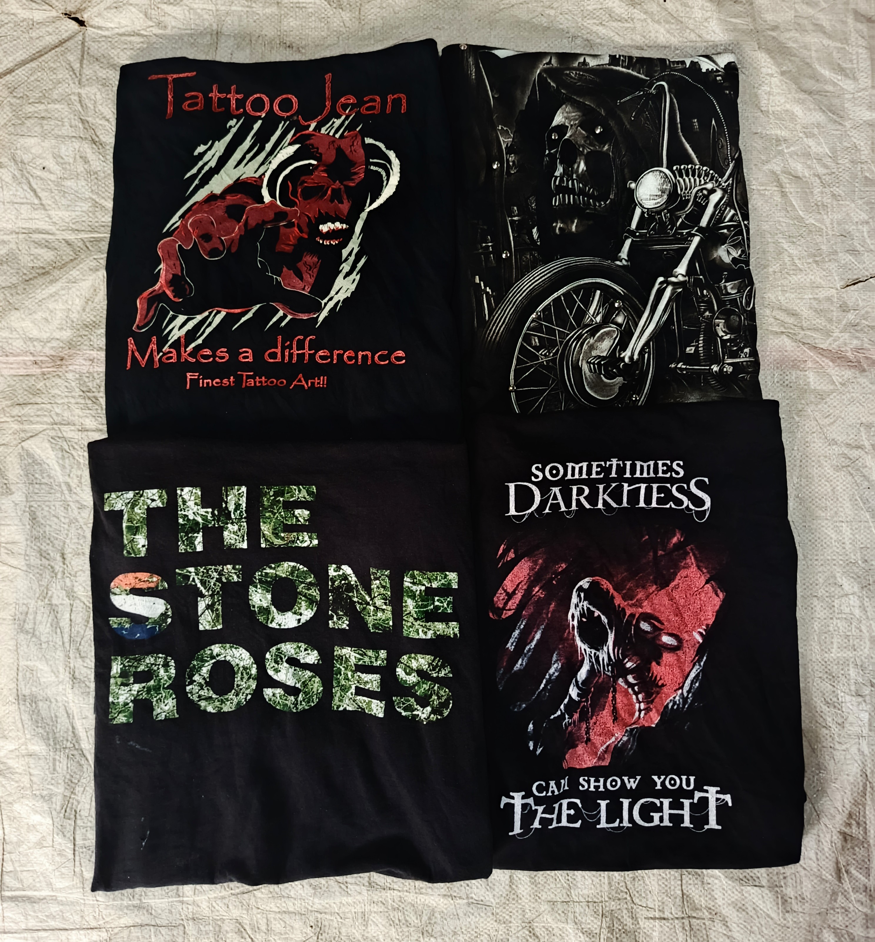 Music and printed tees