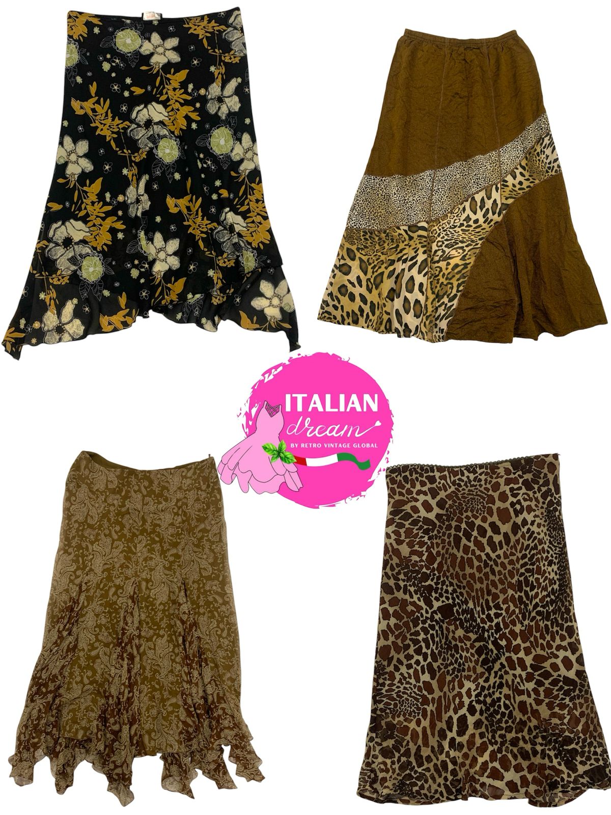 Y2k grunge poly skirts
