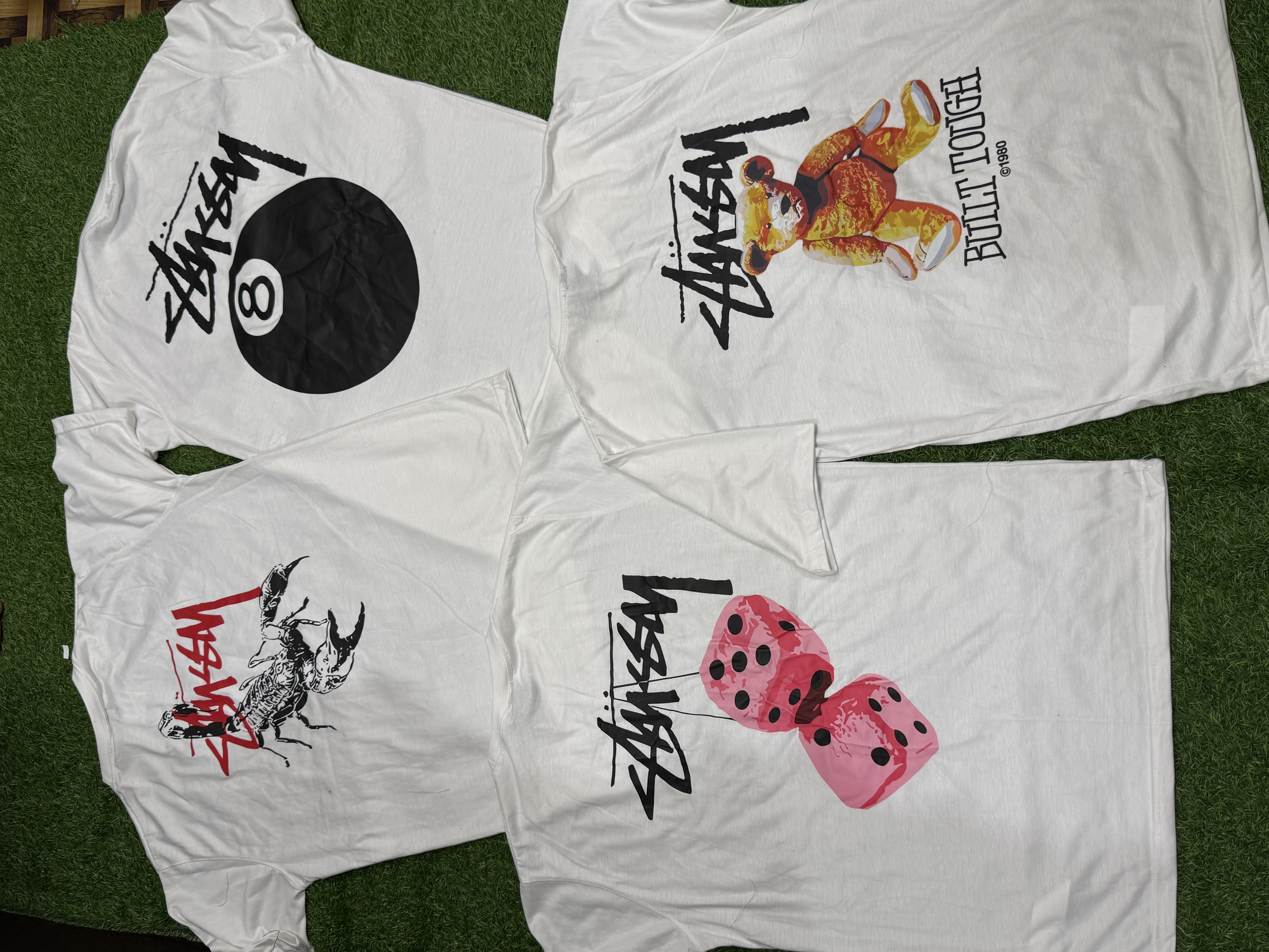 Stussy Rework style T shirts