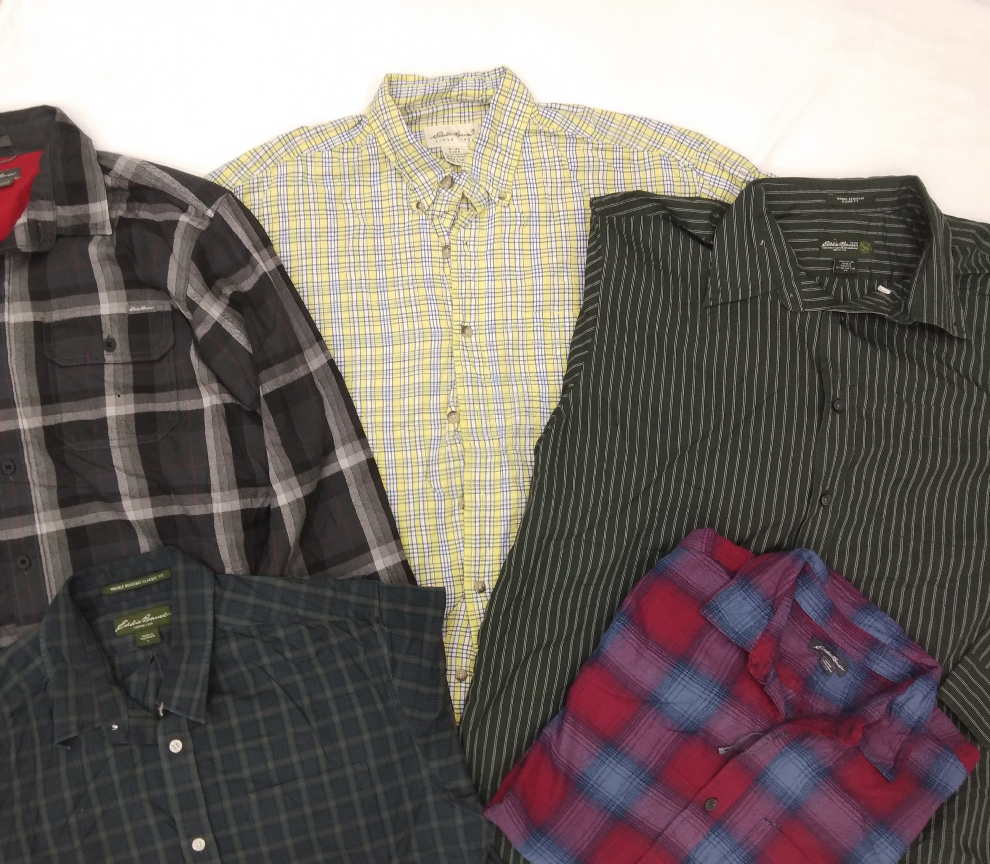 ZH0166 Eddie Bauer Men Shirts - 22 Pcs