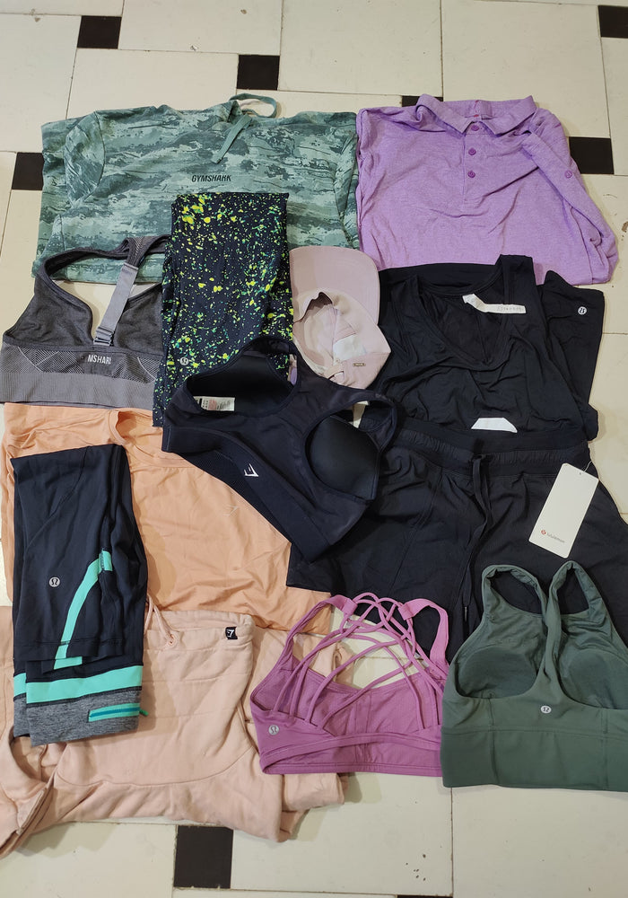 「13点セット ミックス Gymshark & Lululemon Y2K ヴィンテージ バンドル」