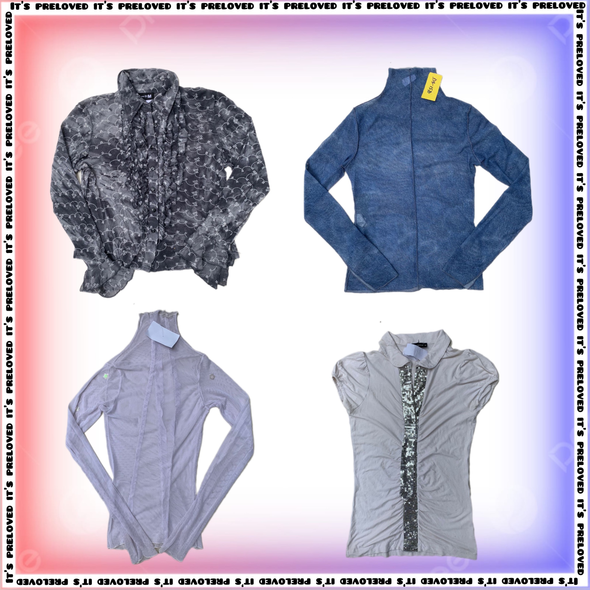 Mix de Tops Classiques Y2K Tous Styles (SS-1035)