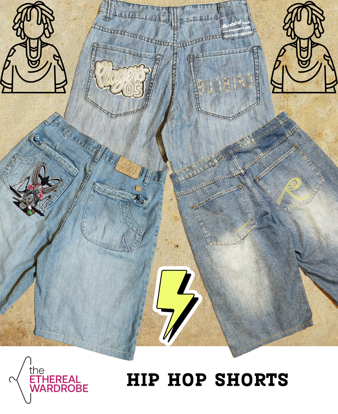 Hip Hop Shorts Bundle of 11 pcs (RN#1240)