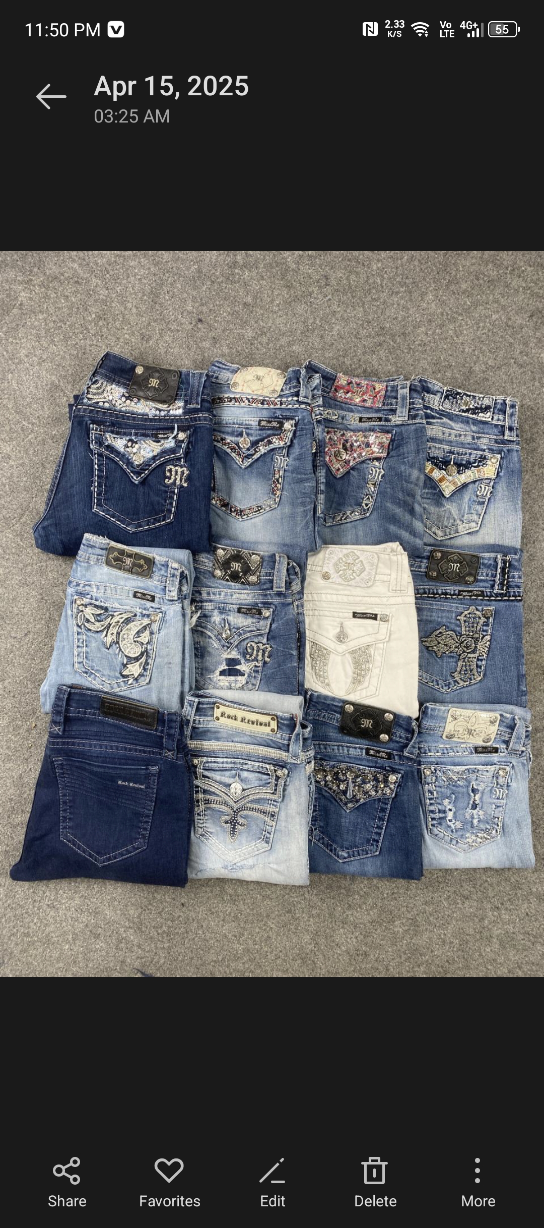 Miss me true religion rock revival jeans