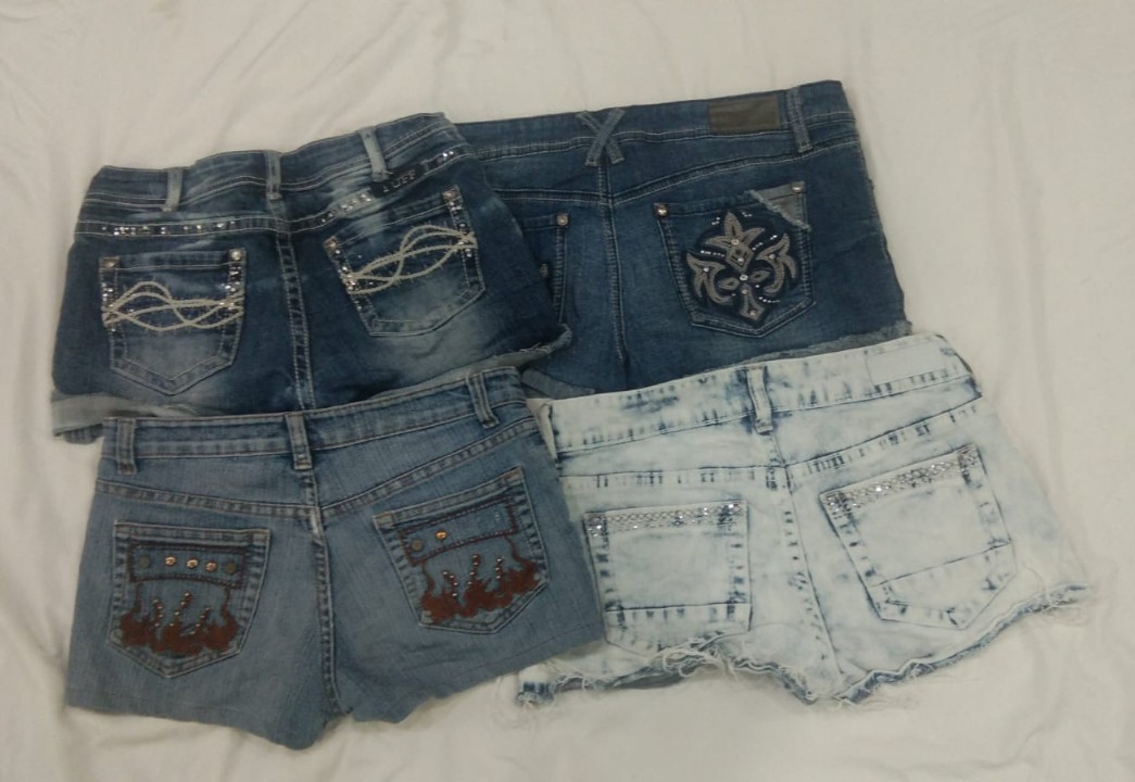 IQ0181 Y2k Throwback Style Mini Shorts - 12 Pieces