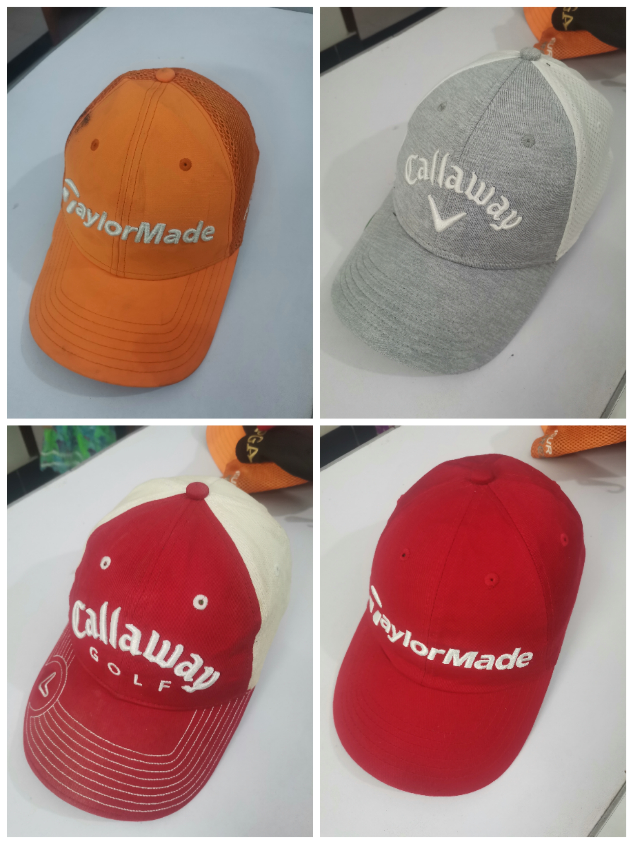 23 pieces Golf Caps Hats | Titleist TaylorMade Cal..