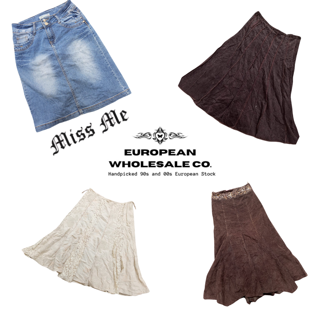 00s Gilmore Girls Vibe Midi skirts mix.Ft Miss Me(EWC134)