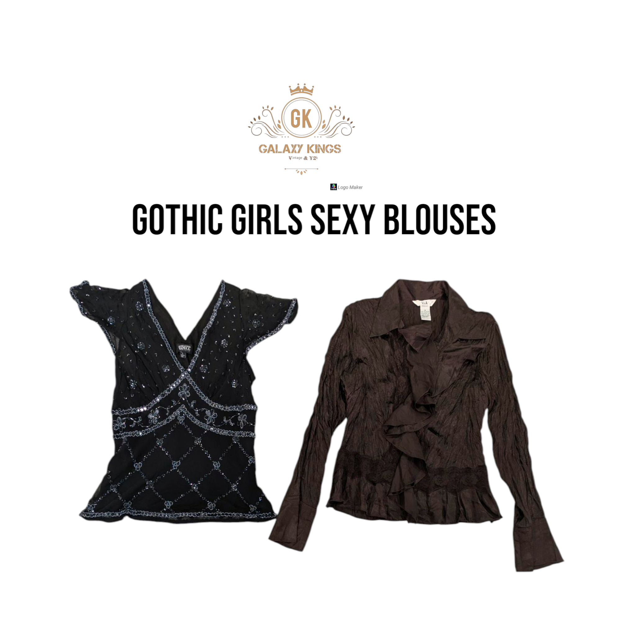 Gothic Girls Sexy Blouses