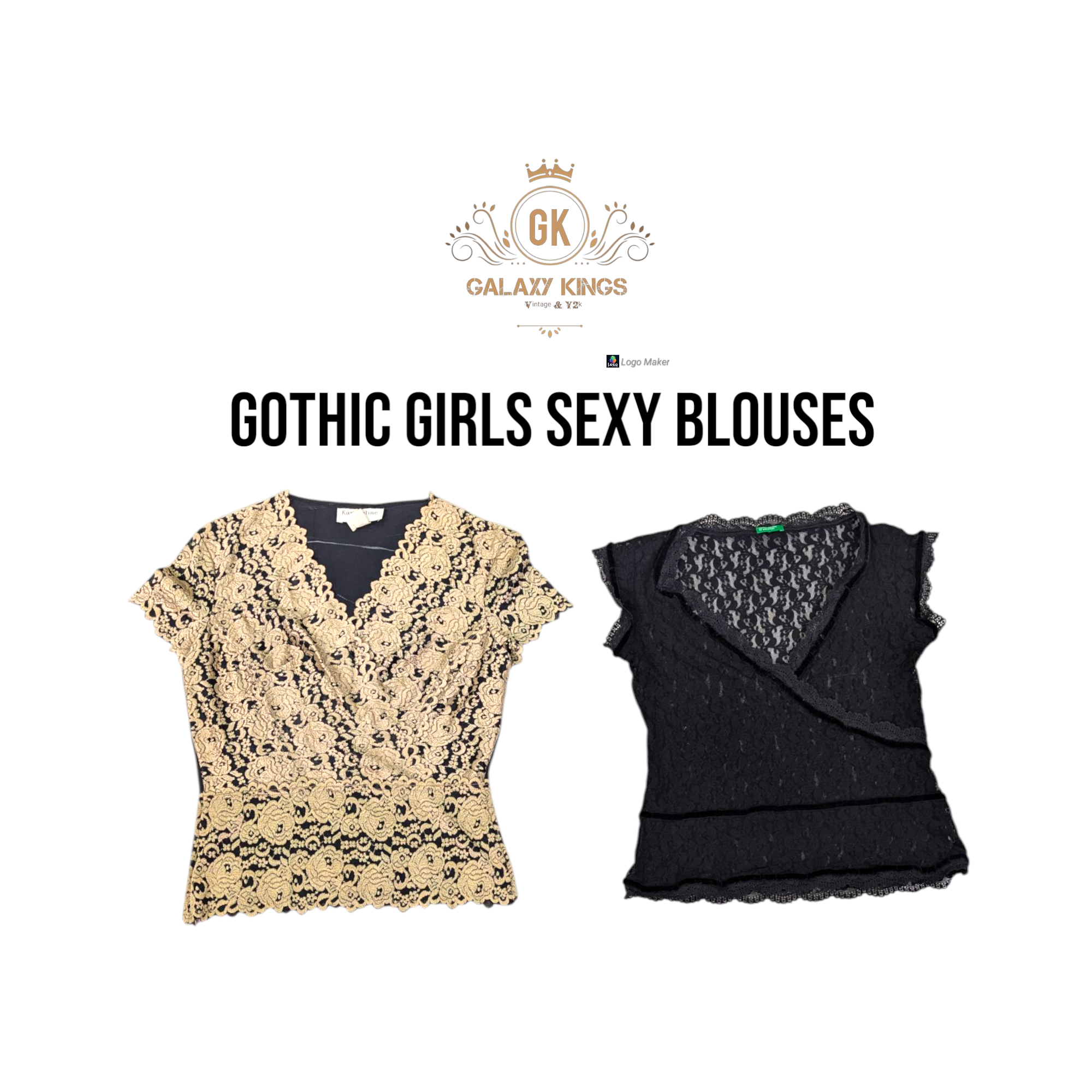 Gothic Girls Sexy Blouses
