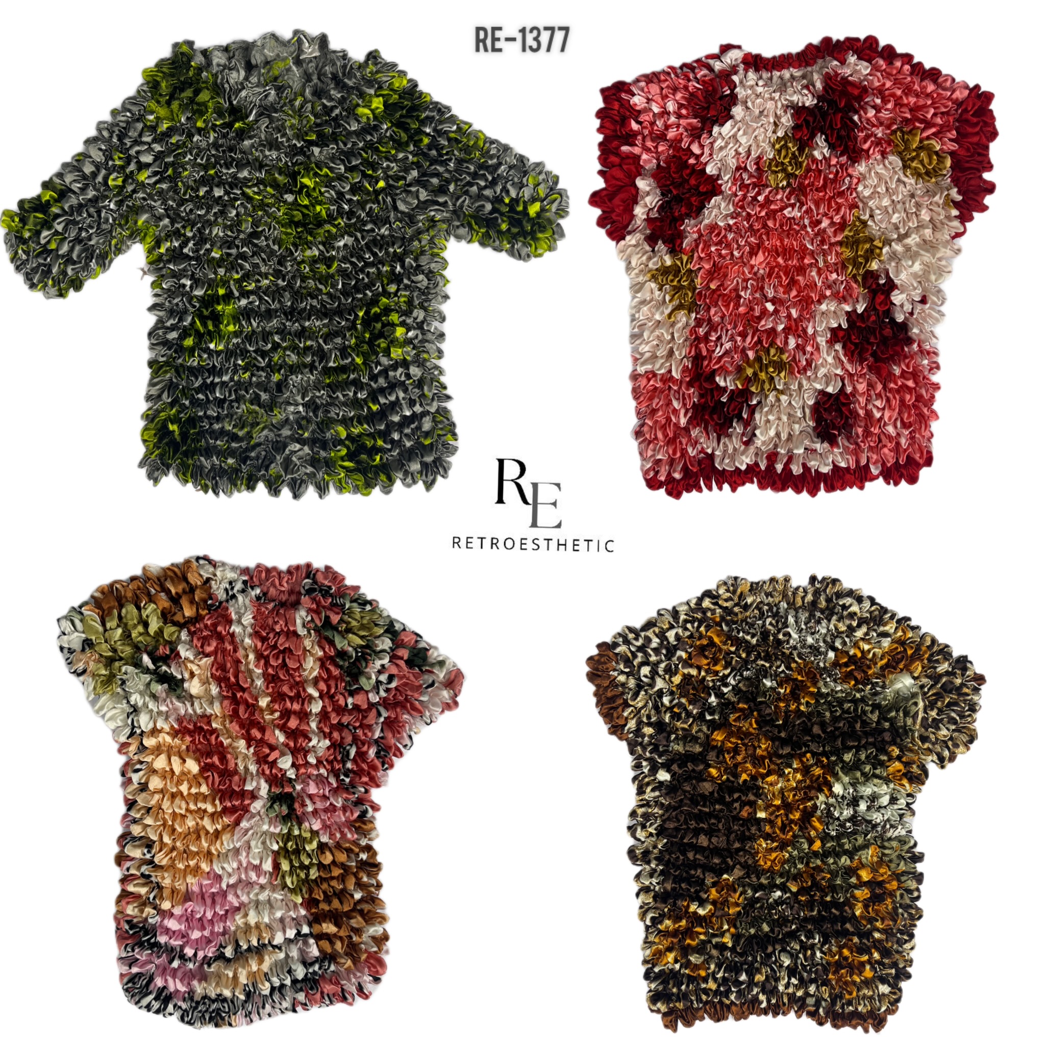 Y2K Popcorn / Bubble Tops (RE-1377)