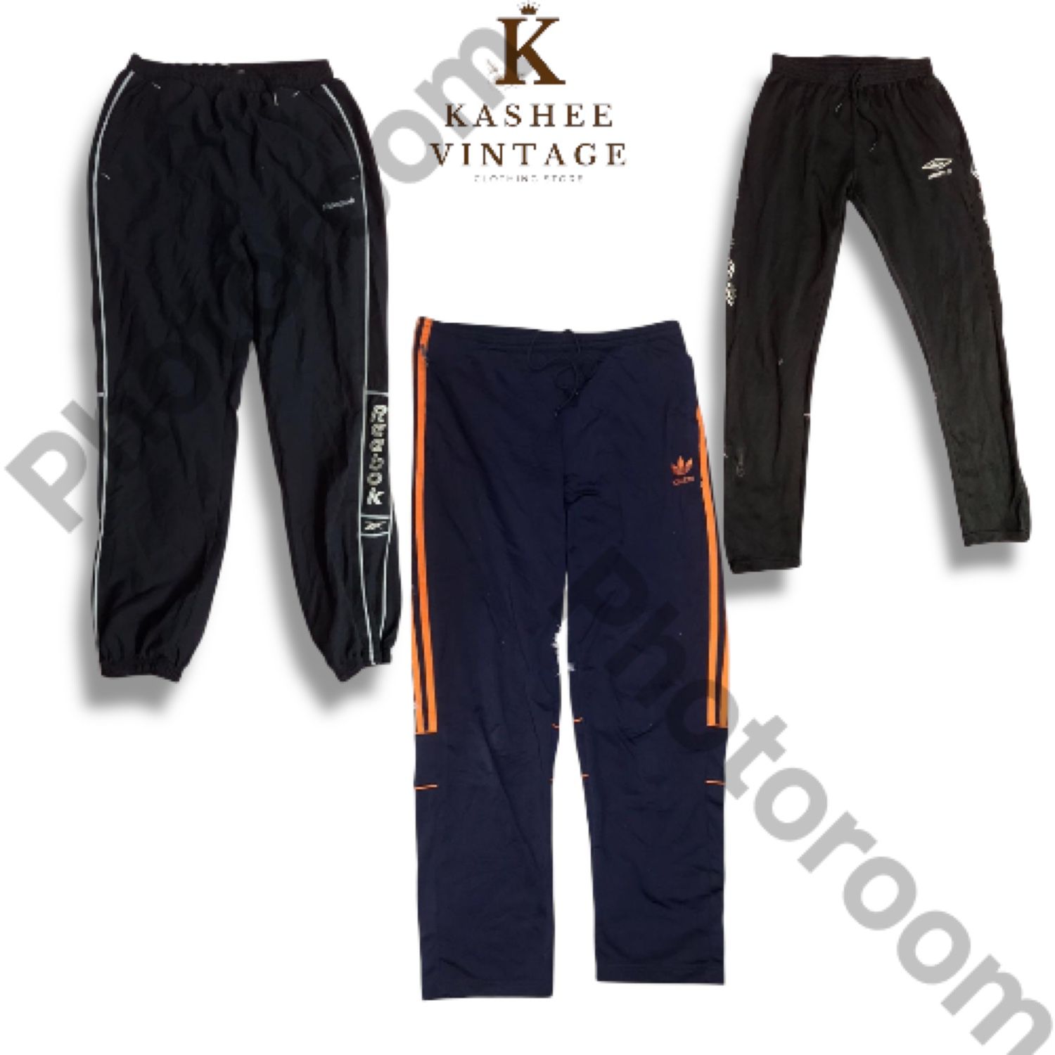Mixed brand tracktrousers