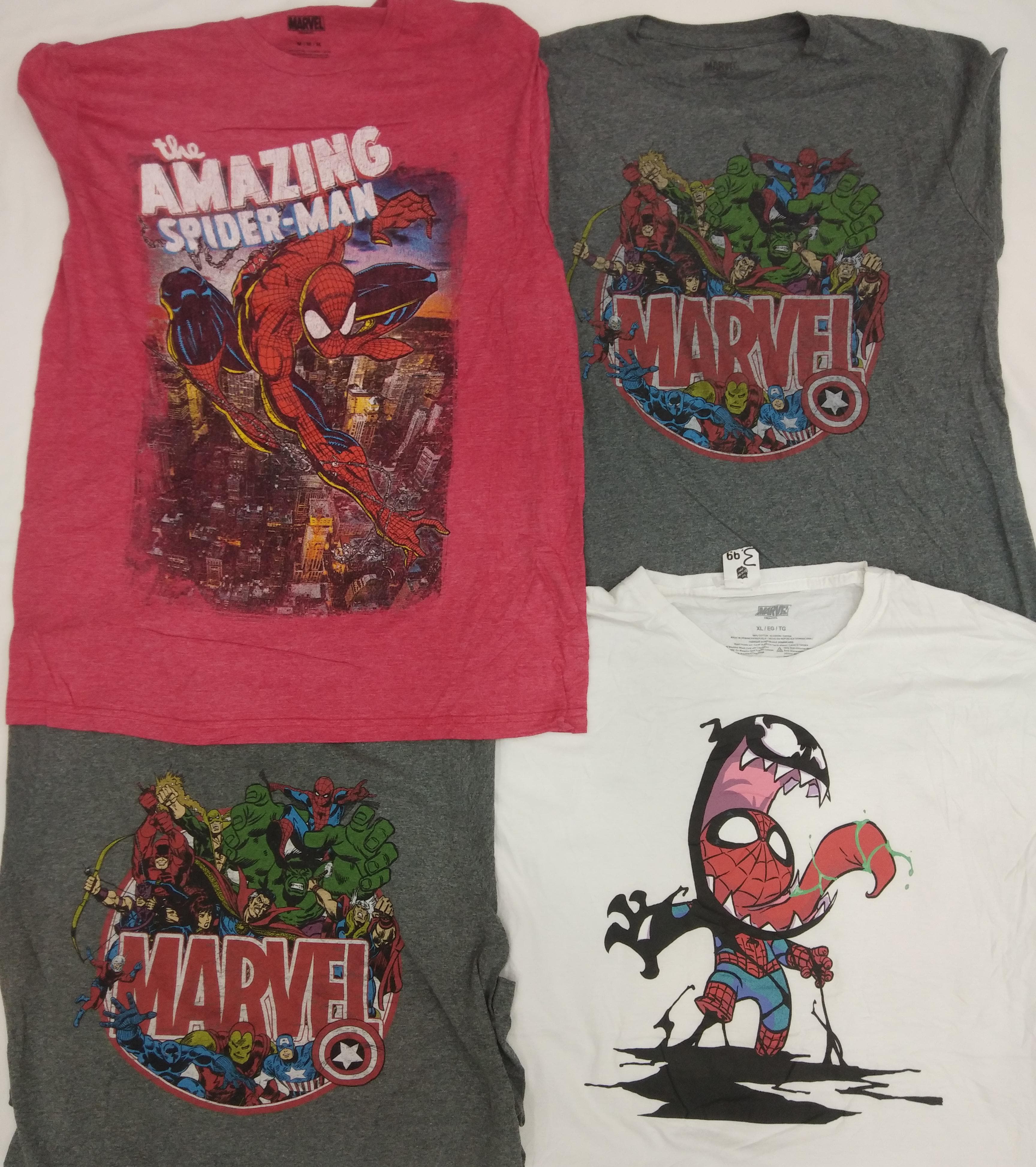 ZH0182 T-shirts Marvel - 8 pièces