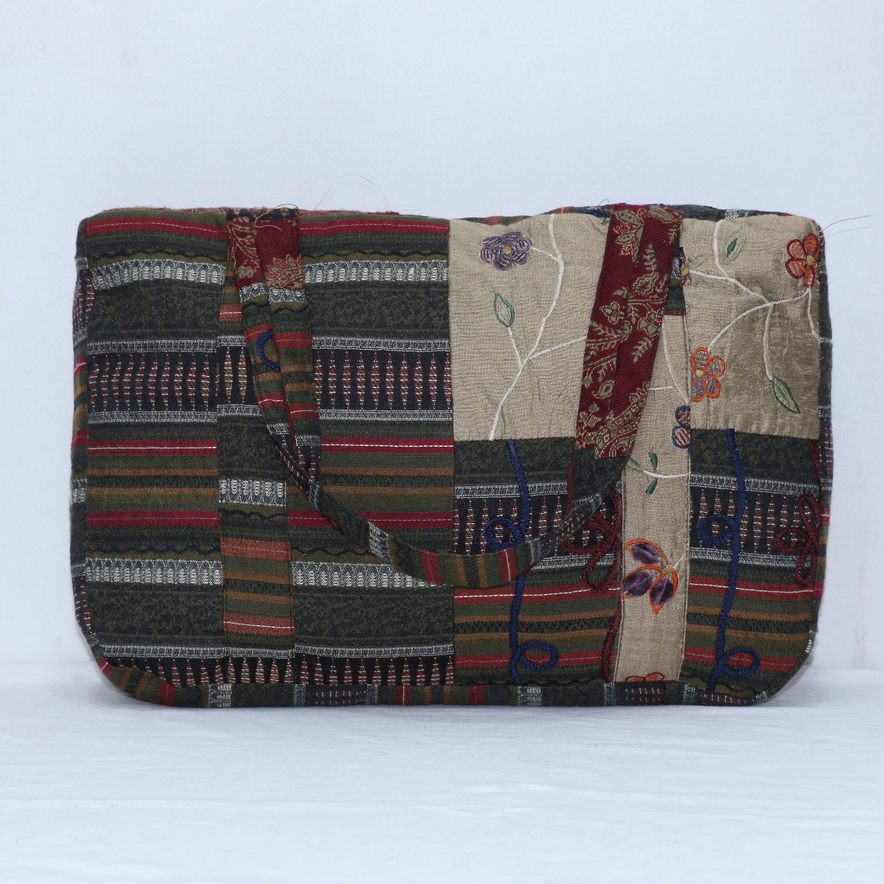CR-161 Sac Patchwork Imprimé Indiana Re-travaillé