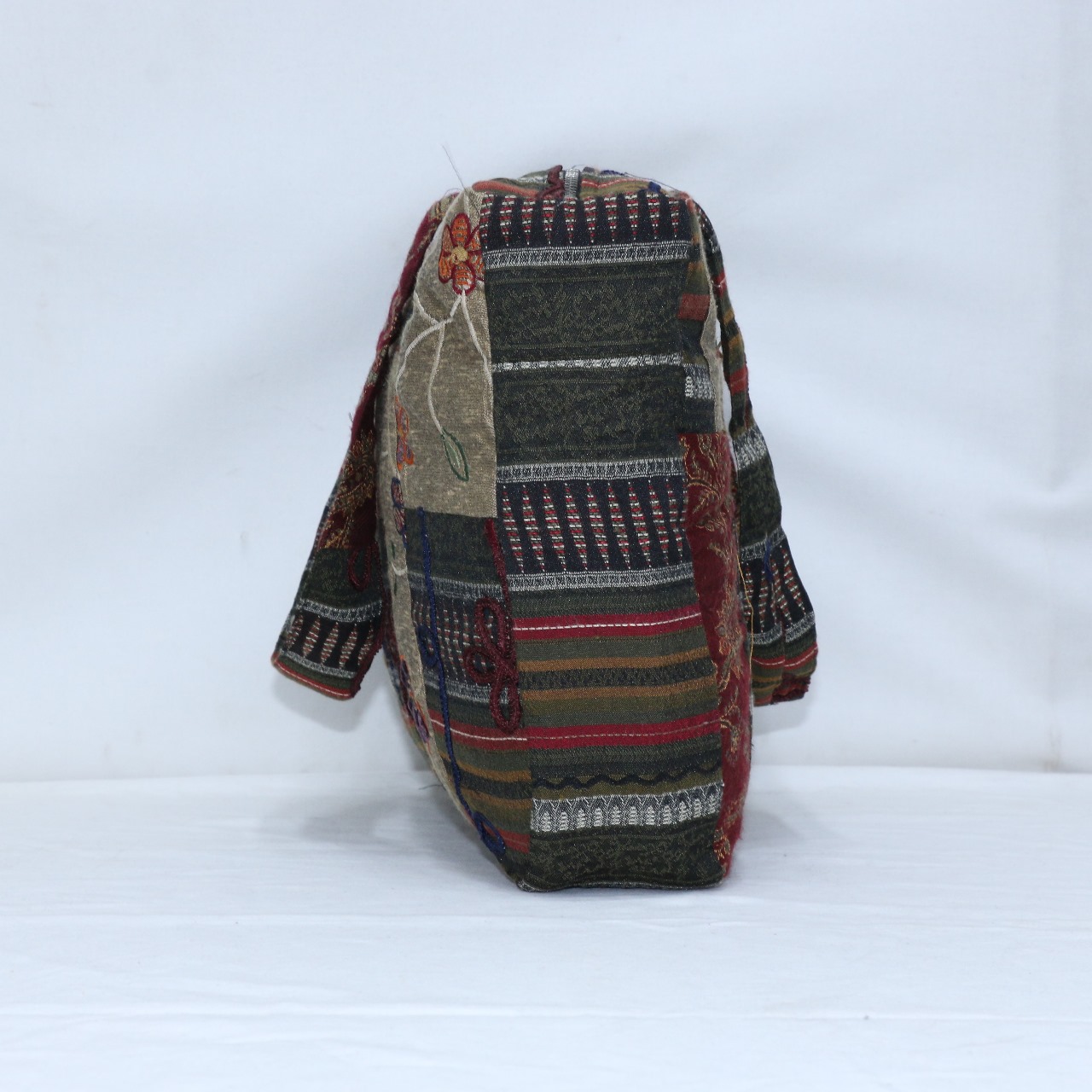 CR-161 Upcycled Indiana Print Patchwork Bag