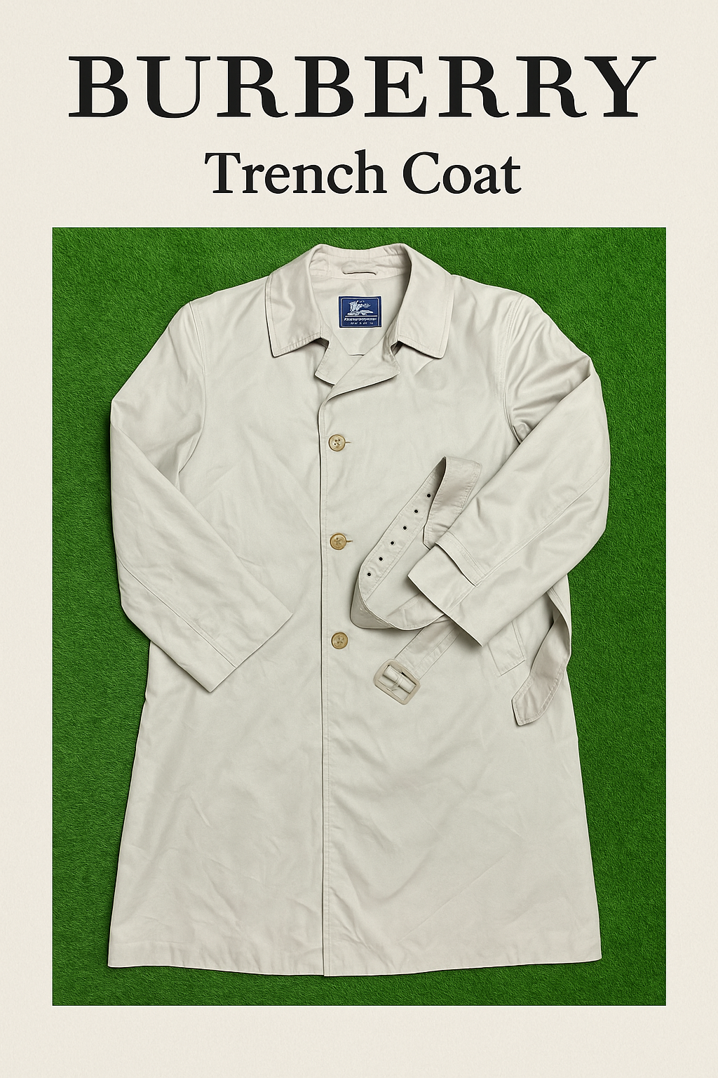 Burberry Trench Coat  35 Exact Pcs (MA01)
