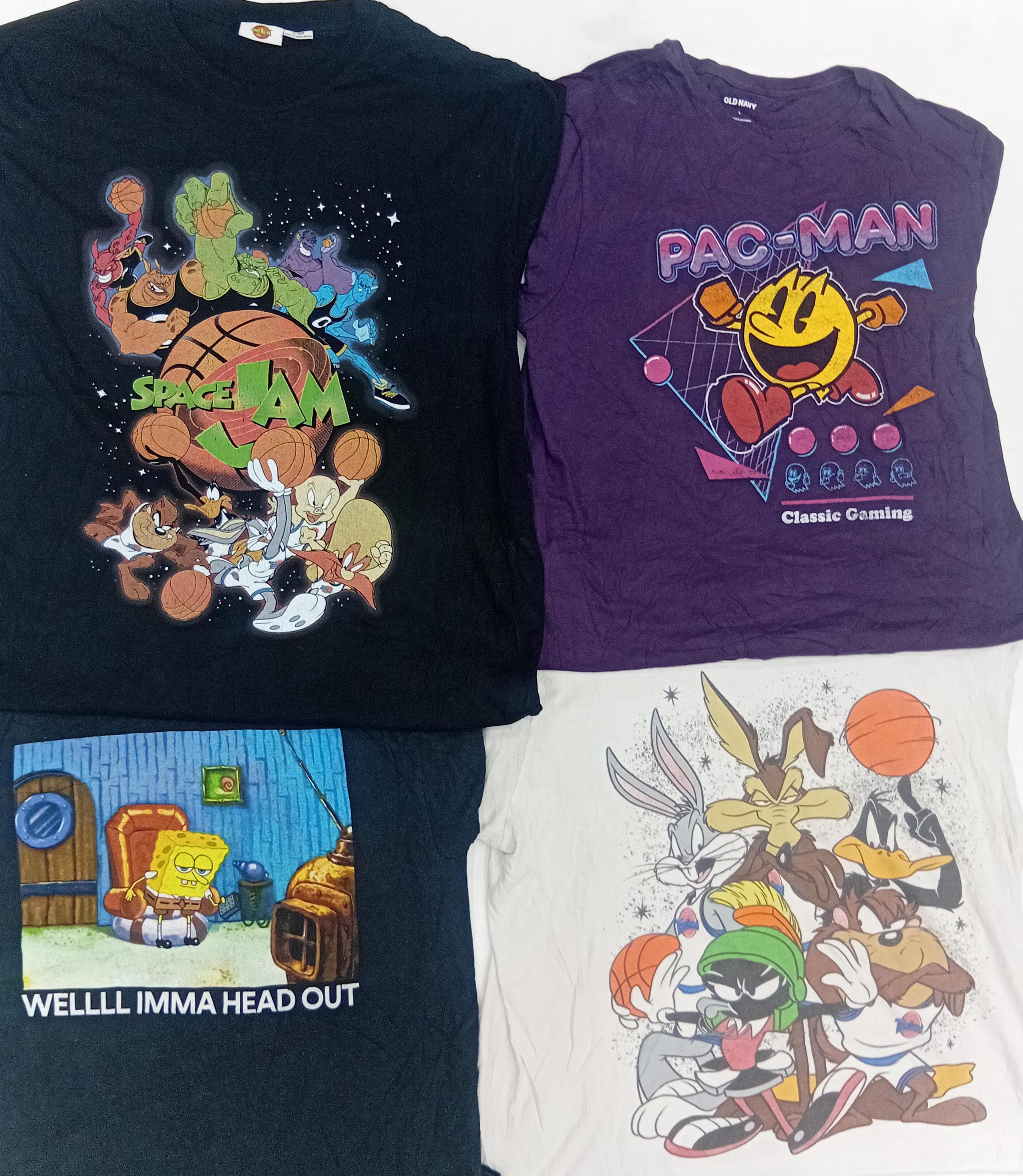 ZH0193 Cartoon T-shirts - 17 Pcs
