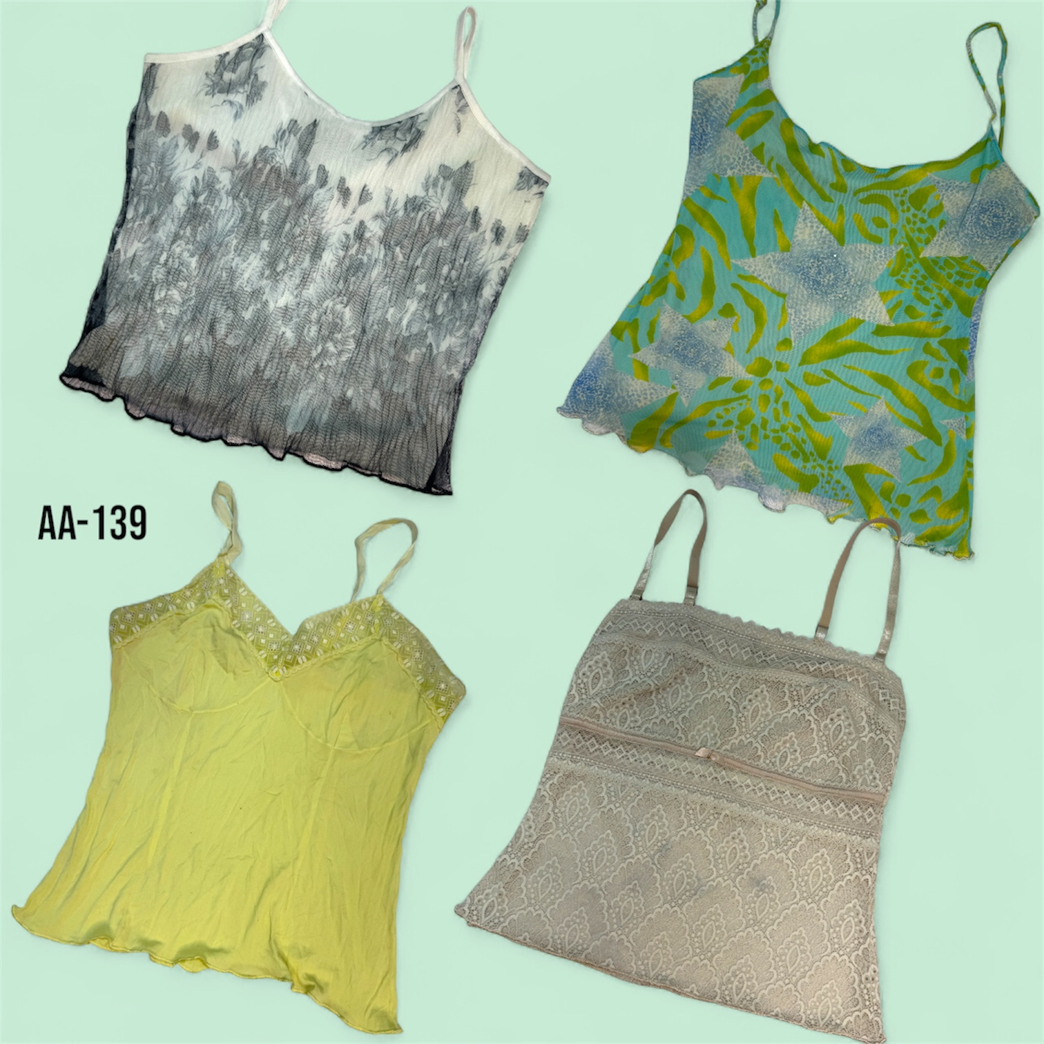 Y2K Soft Girl Era Cami Tops (AA-139)