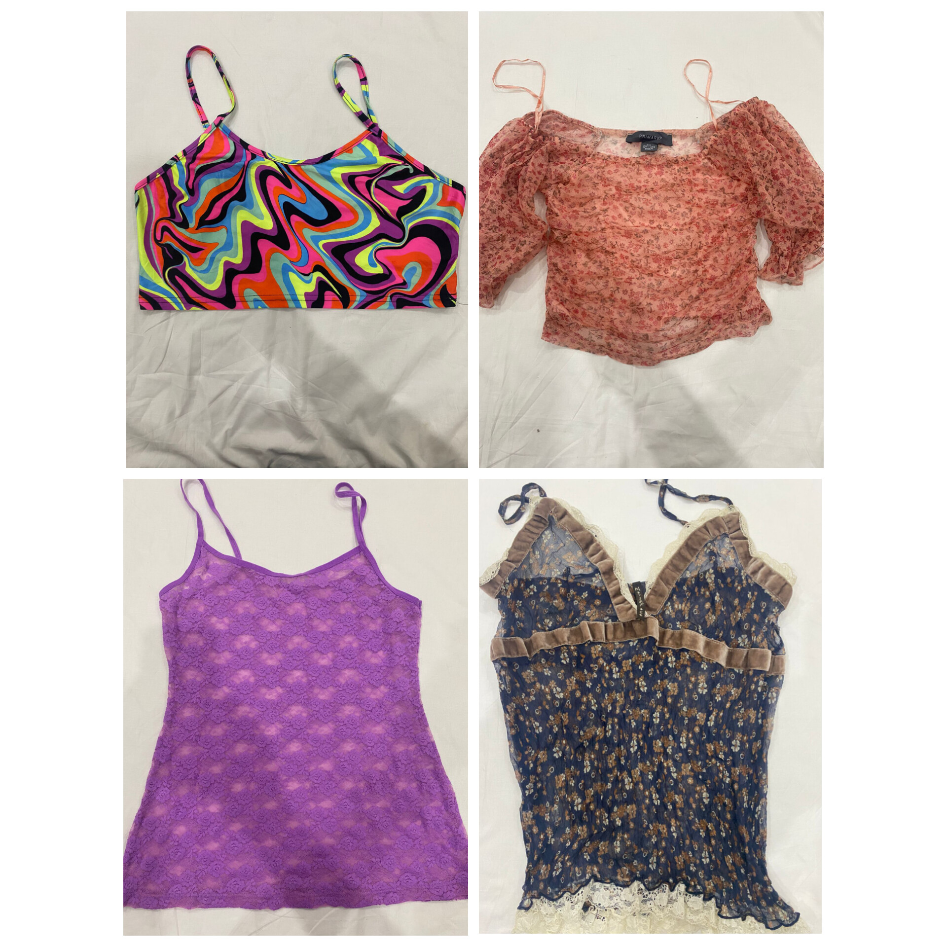 Vintave Tank Tops Bundle Y2K RV-22