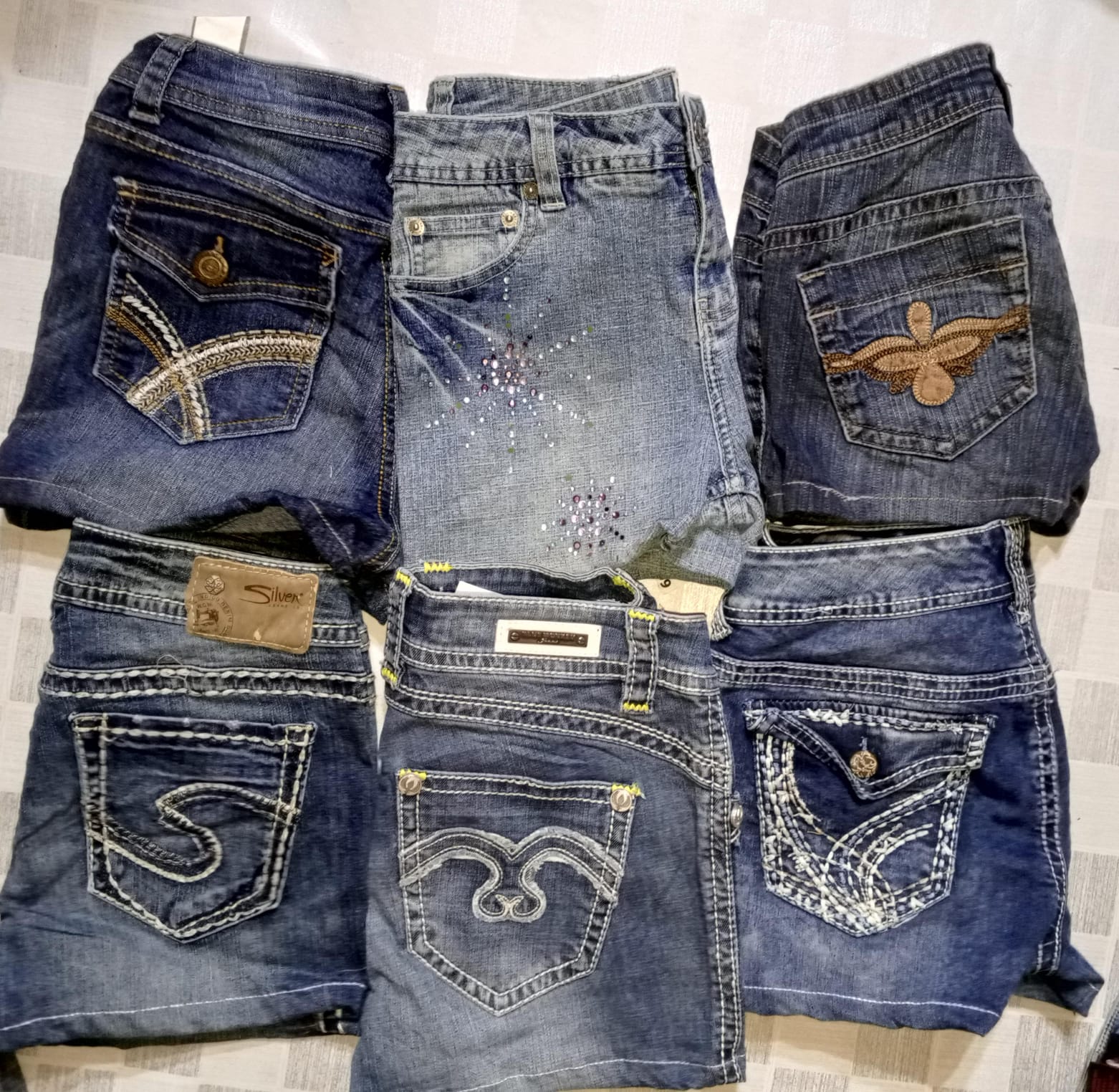 MINI MICRO SHORTS ARGENTO E ALTRE MARCHE (MR627)