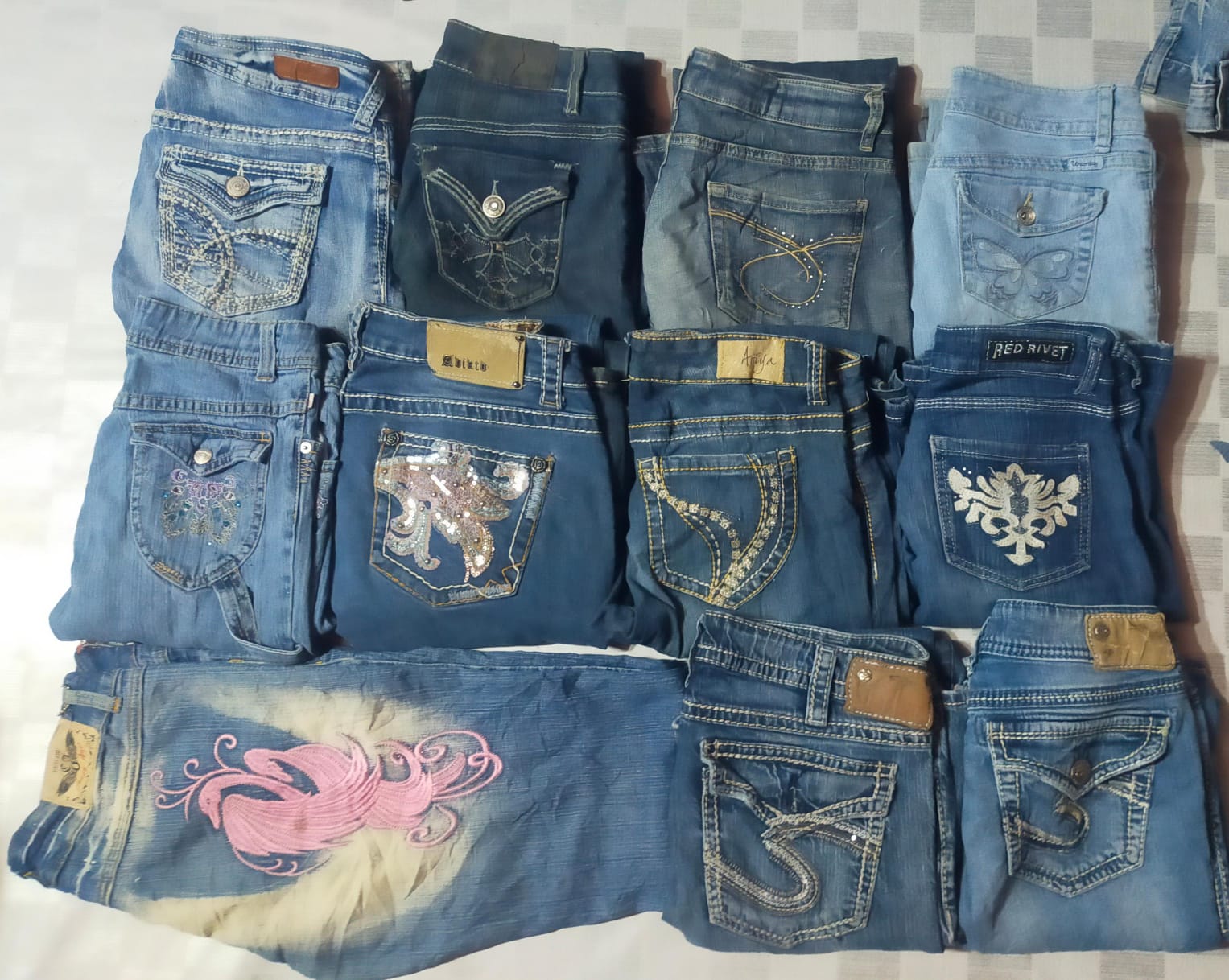 WALLFLOWER  AND OTHER MIX BRANDS JEANS (ID 1155)