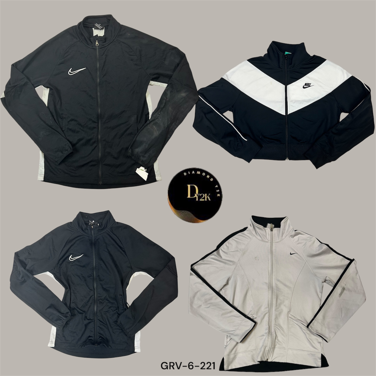 Vintage Nike Y2K Lite Zipper | Ligero e Icónico (GRV-6-221)