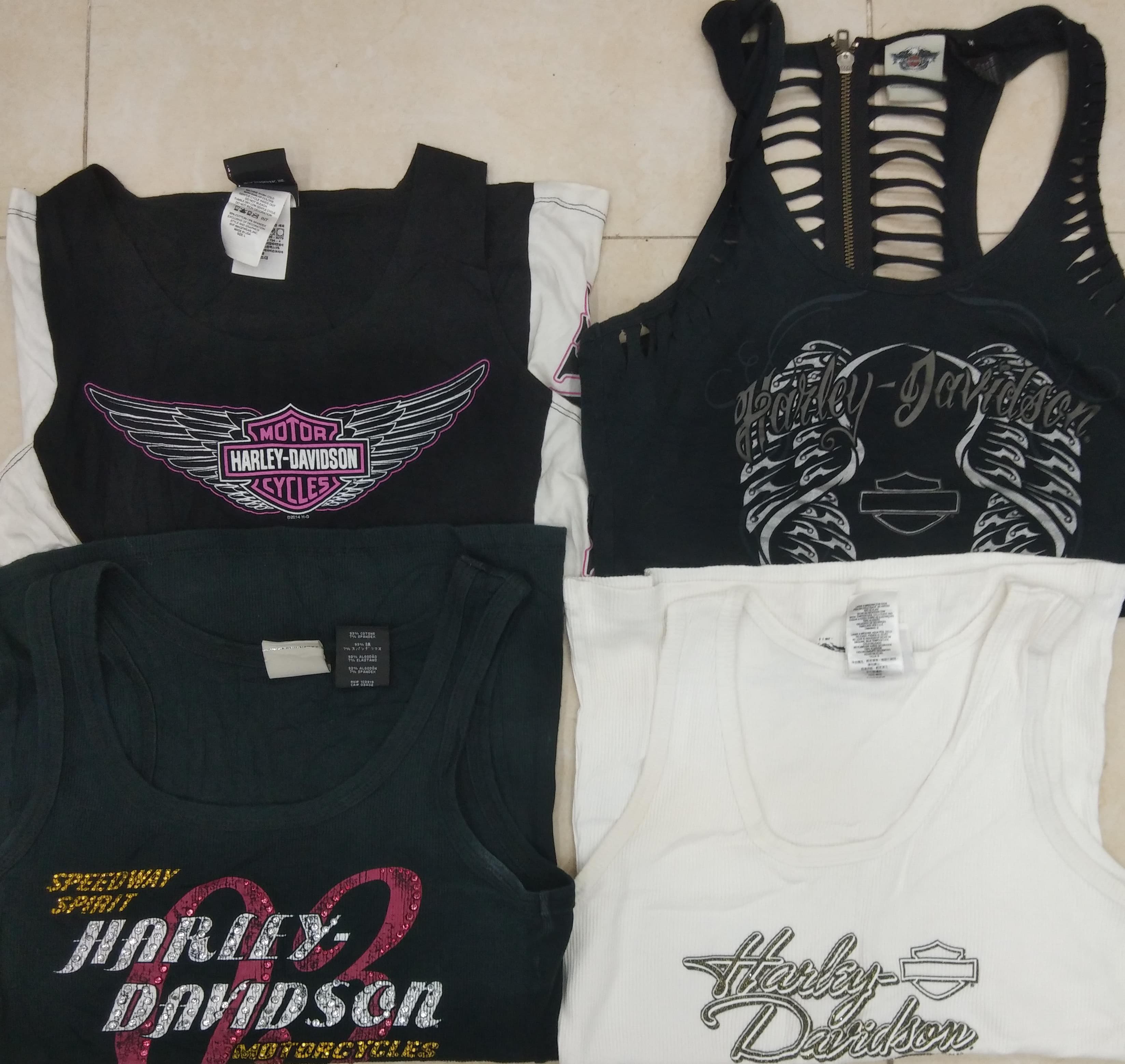 CZ0175 Harley Tank Tops - 8 Pcs