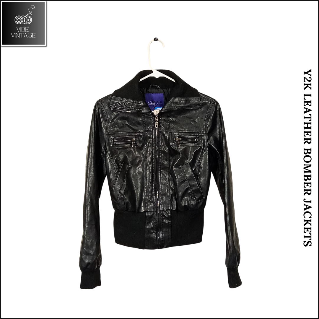 Y2K LEATHER BOMBER JACKETS (BUNDLE 3)