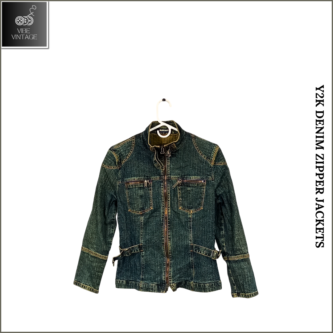 Y2K DENIM ZIPPER JACKETS (BUNDLE 1)