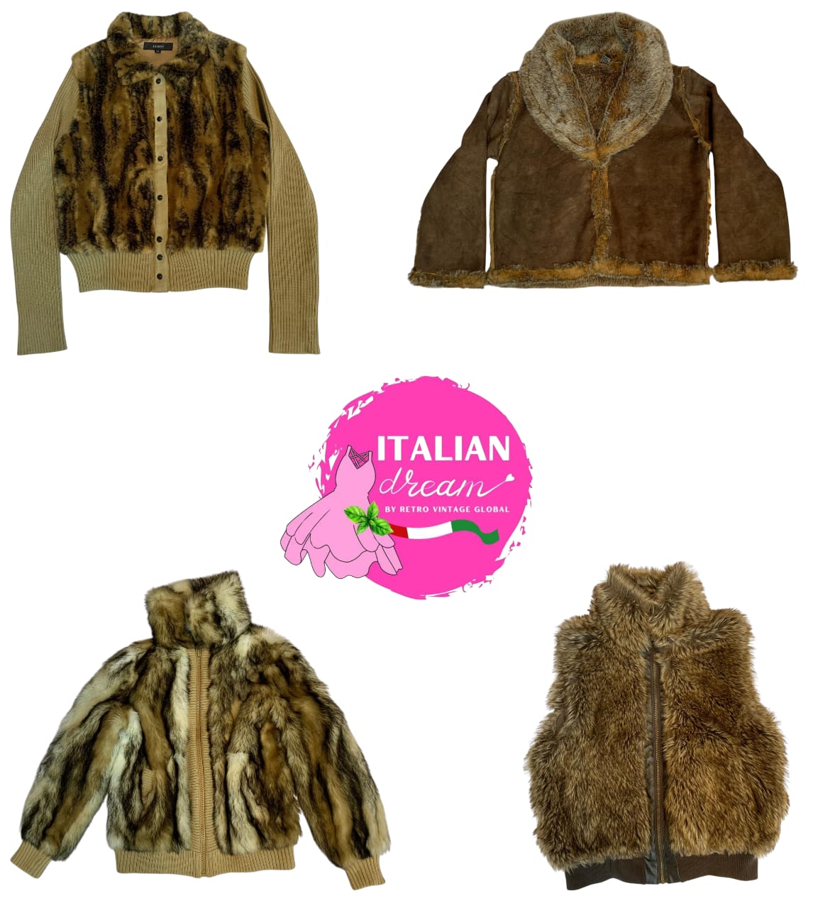 Y2K Signature Fur Coat