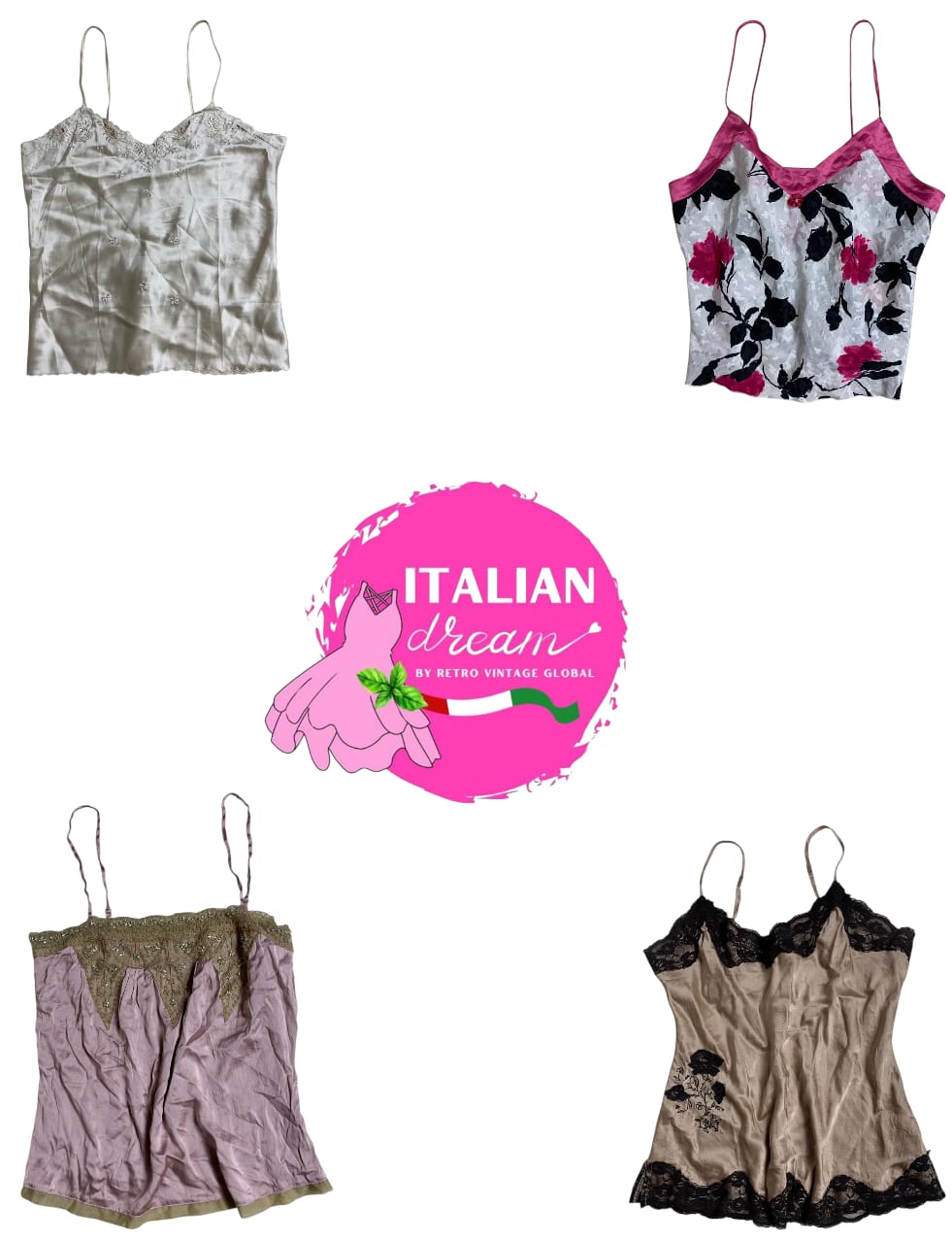 Y2K Ballerina Cami Tops