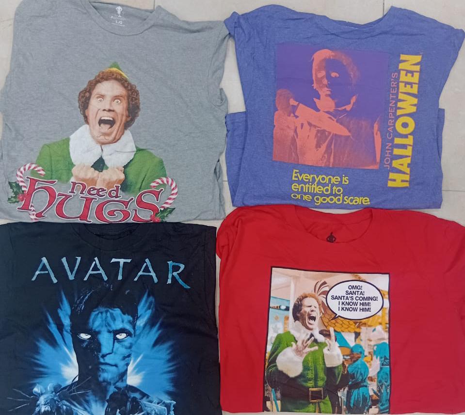 CZ0192 Filme / Shows Bedruckte T-Shirts - 20 Stück