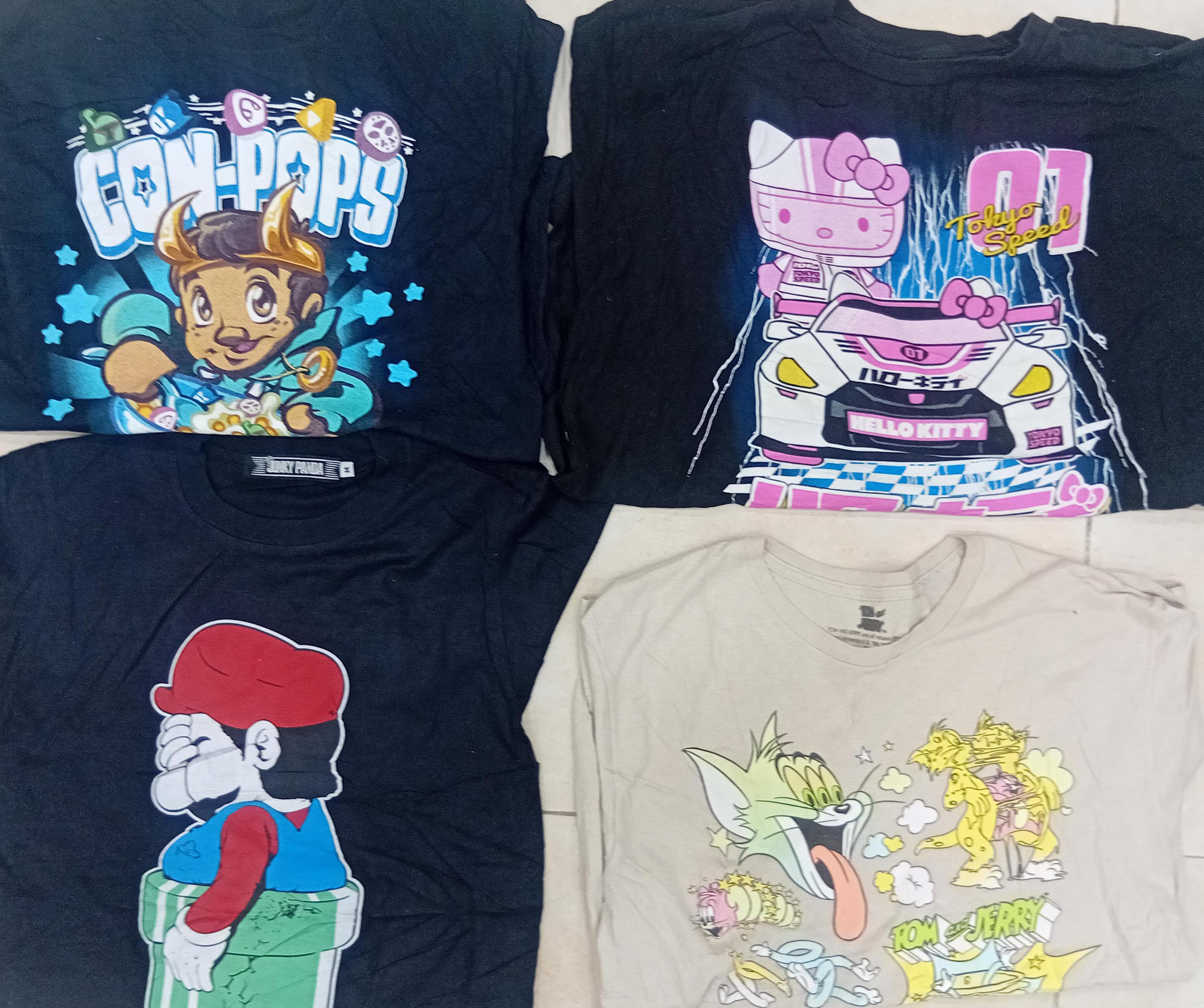 CZ0193 Cartoon T-Shirts - 17 Stück