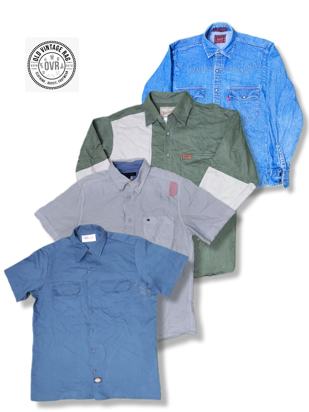 Branded Men Shirt 100 pcs