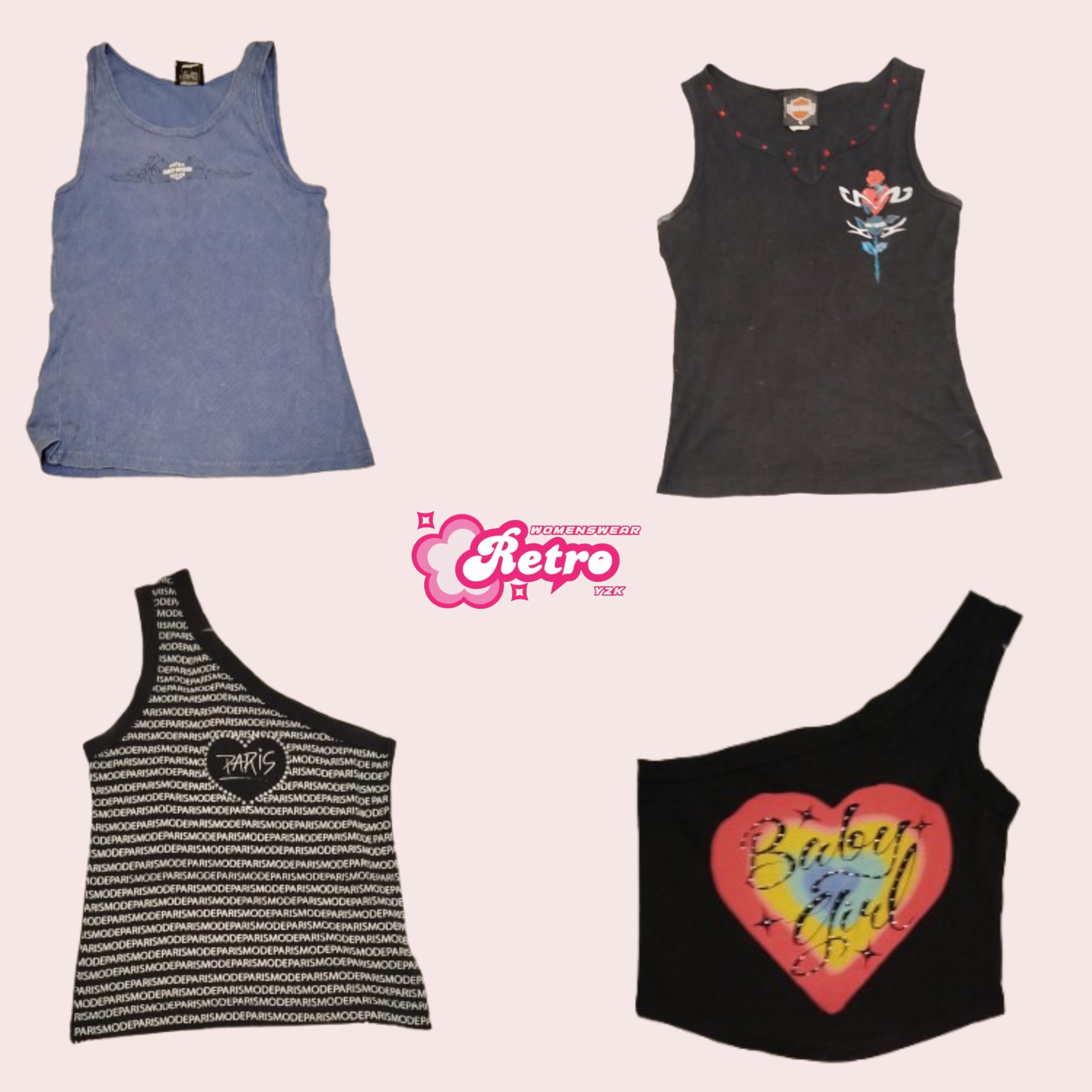 Y2K Revival Tank Tops (RP-08)