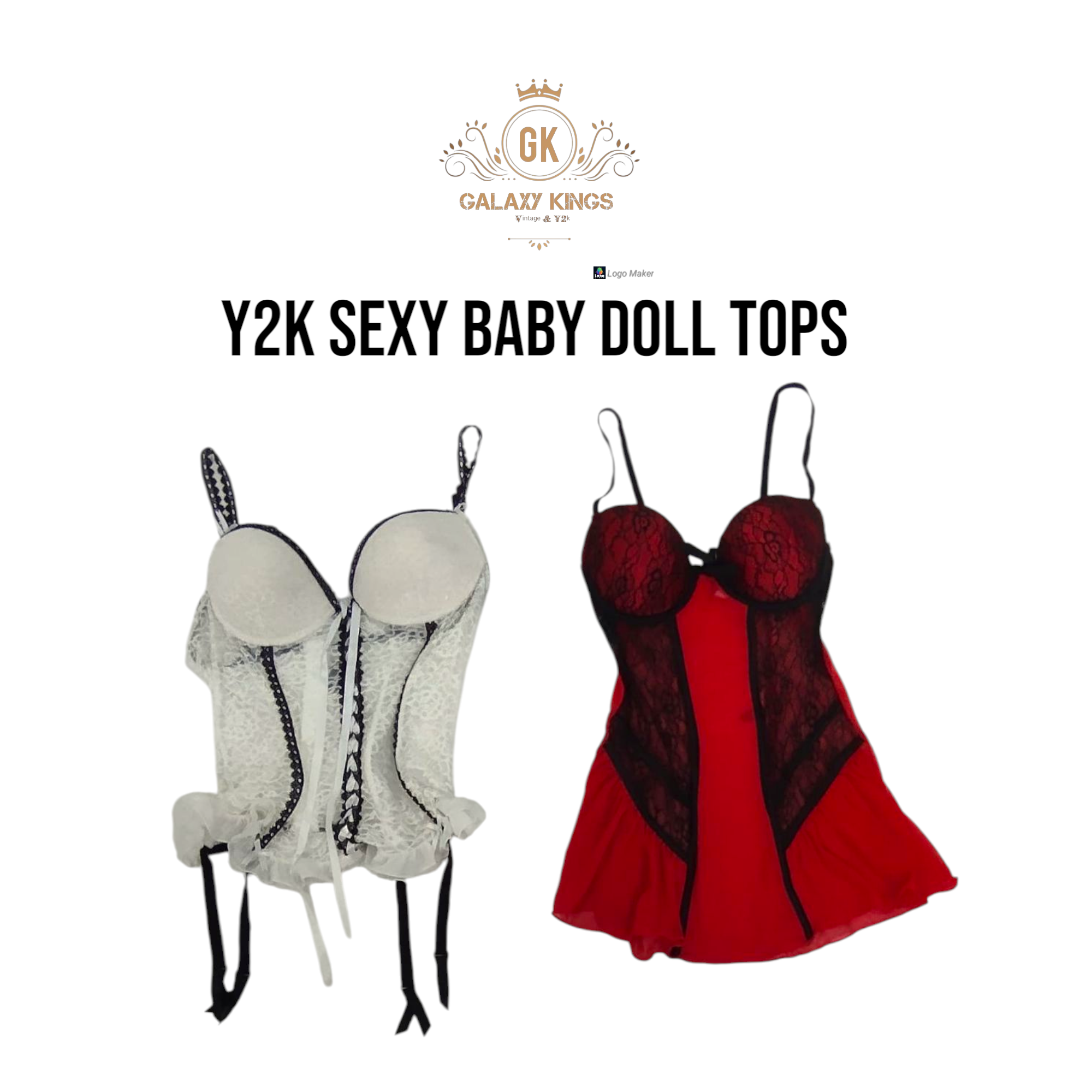 Y2k sexy Baby Doll Tops