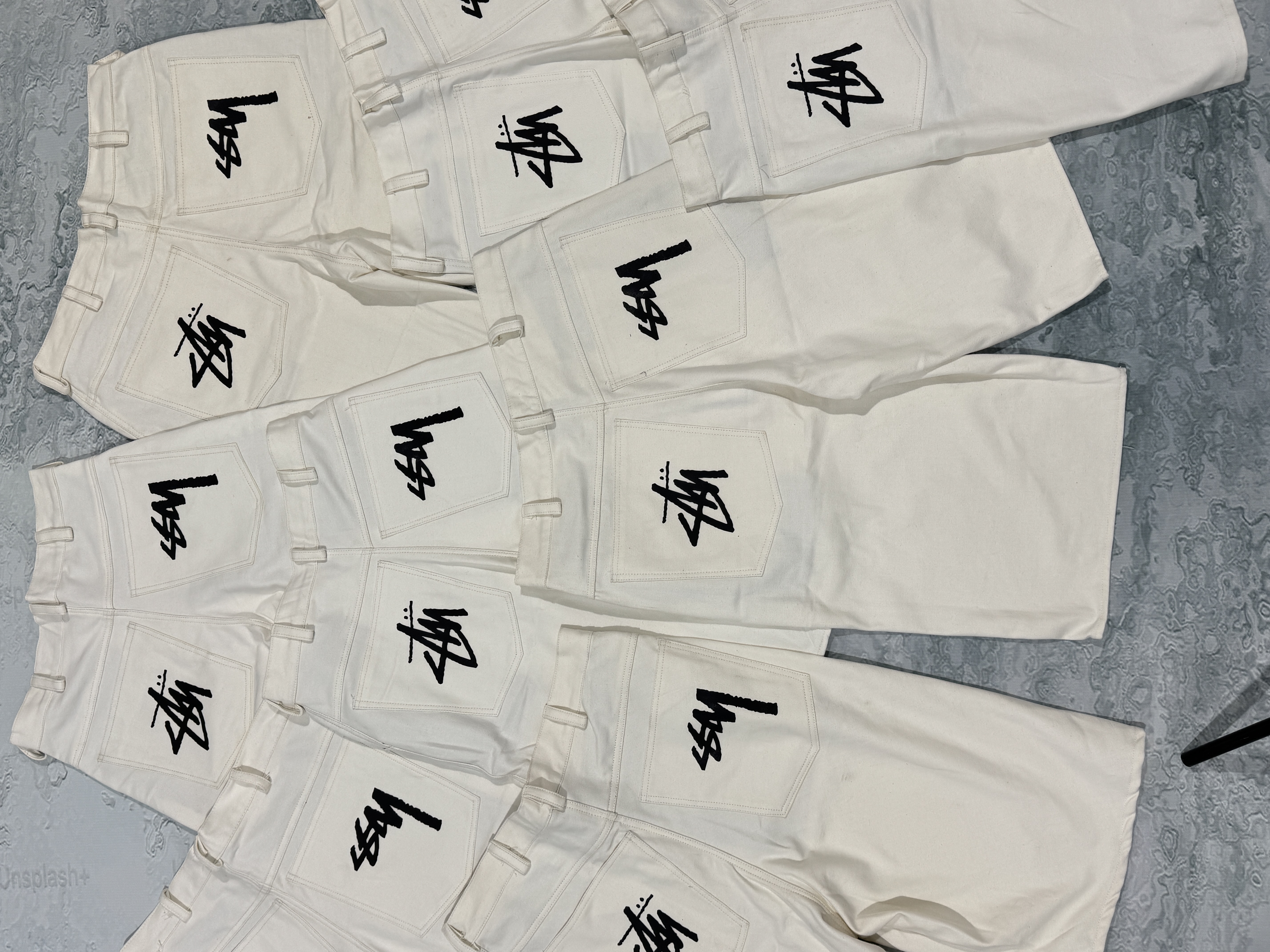 Stussy Rework Style Weiße Shorts