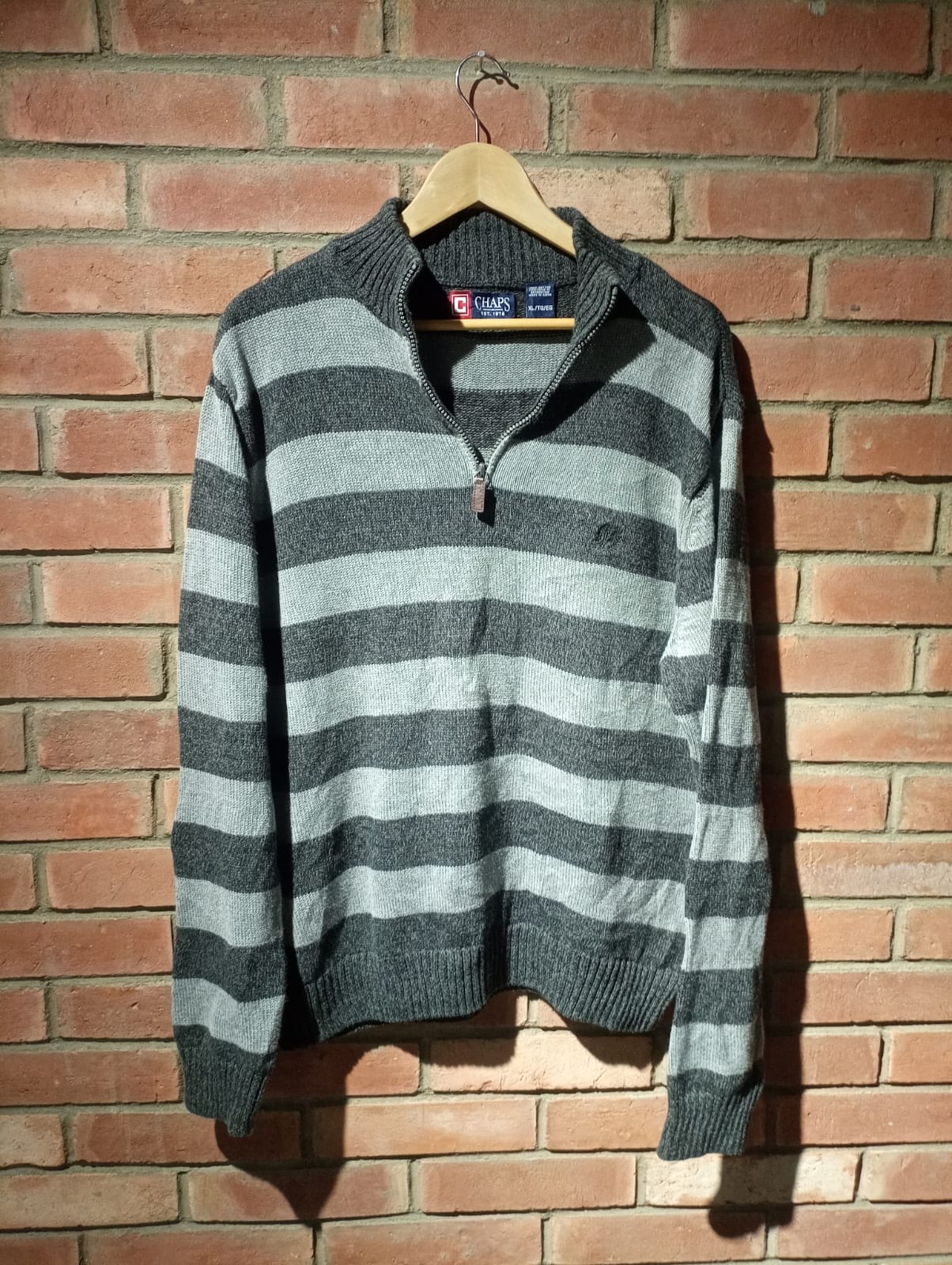 Chaps 1/4 zip sweater