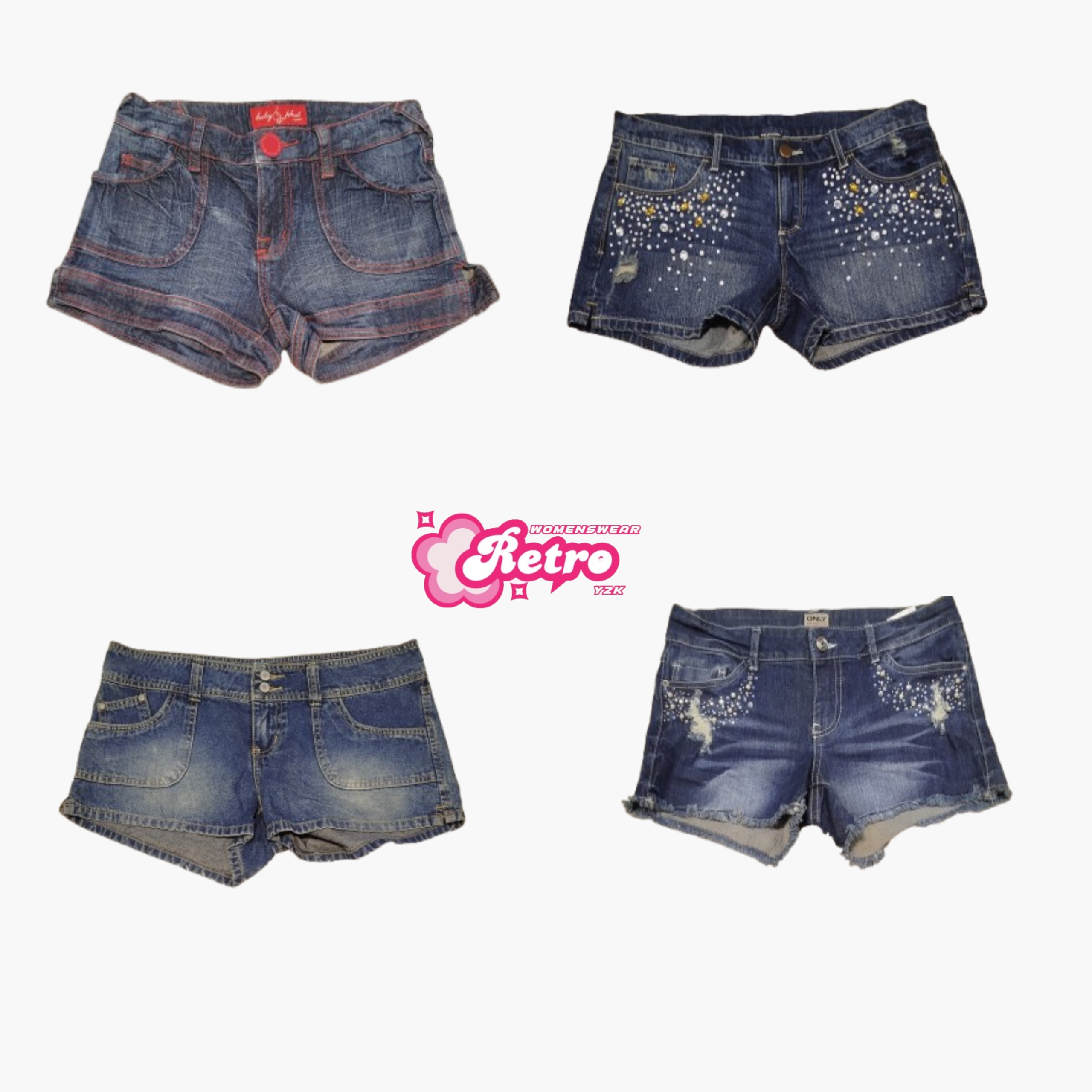 Shorts de Jeans Y2k (RP-011)