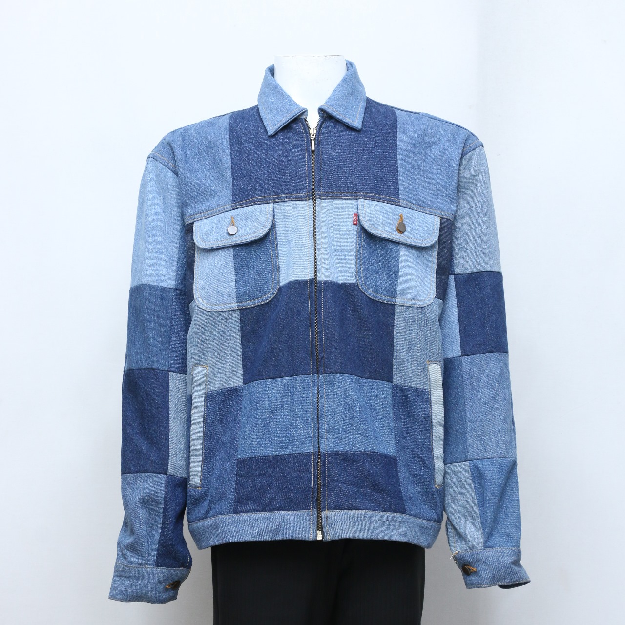 CR-165 Reworked Box Patch Levi's Denim Jacket