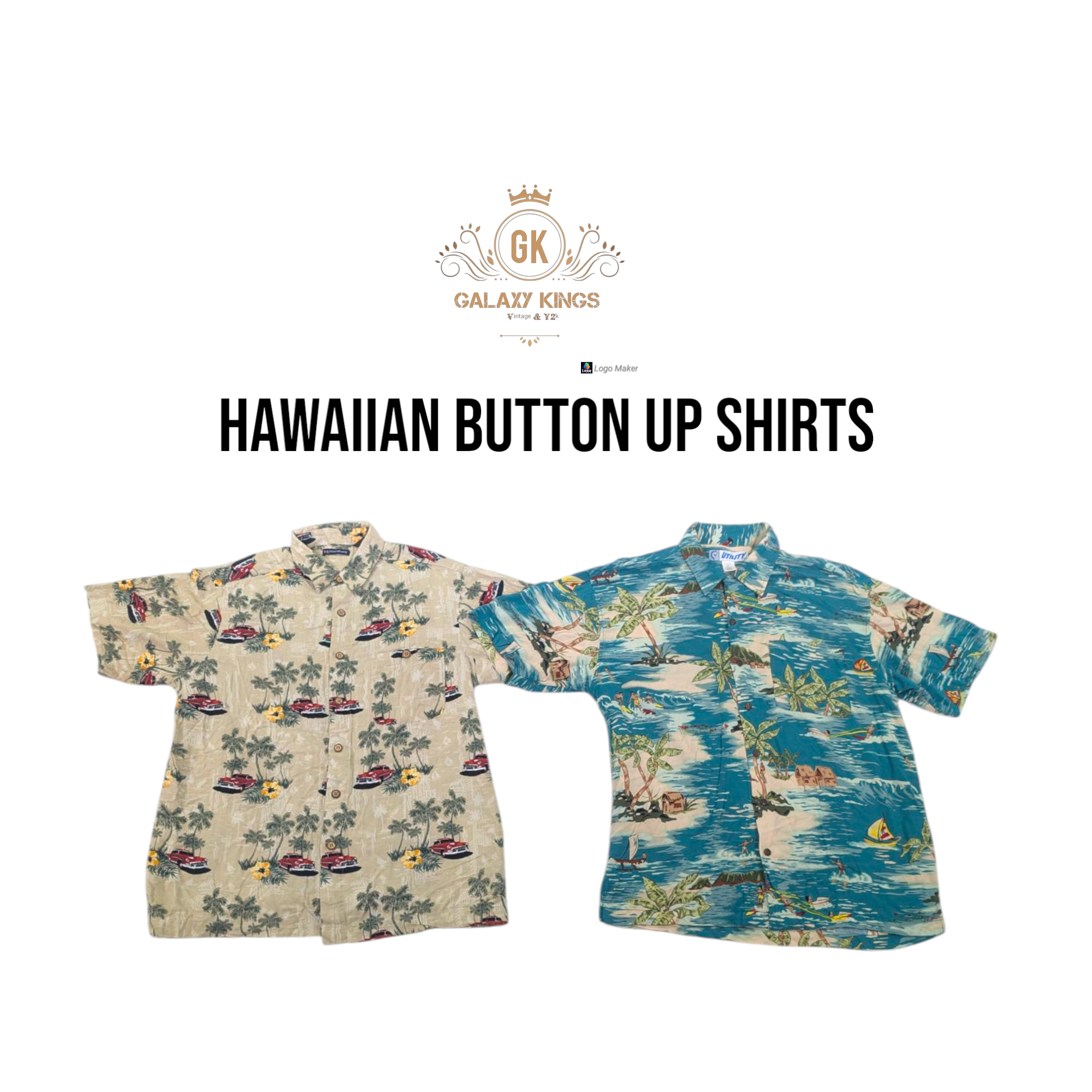 Hawaiian Button Up Shirts