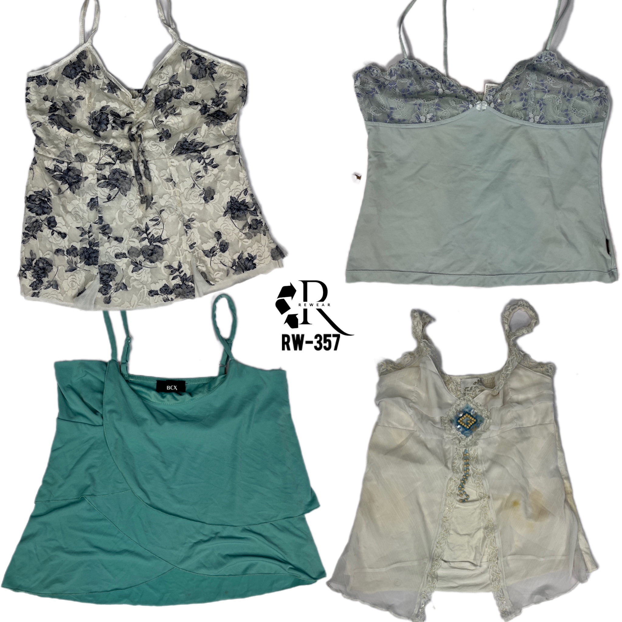 Y2K Soft Girl Era Cami Tops (RW-357)