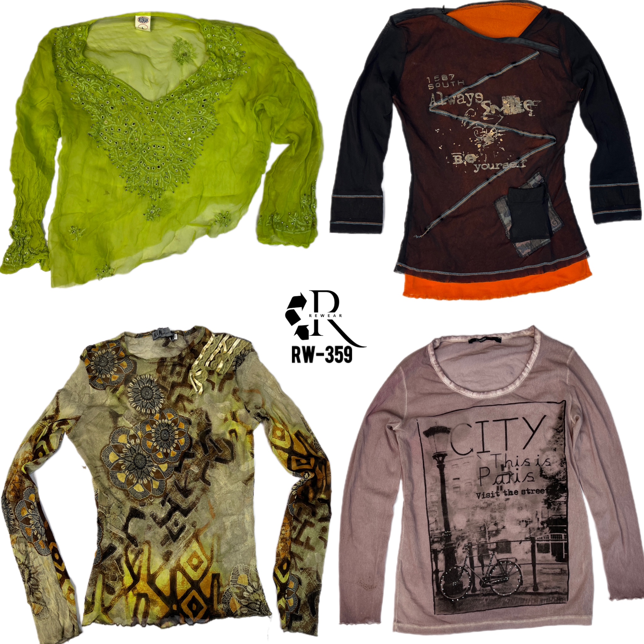 Y2K Pretty Girl Full Sleeve Tops (RW-359)