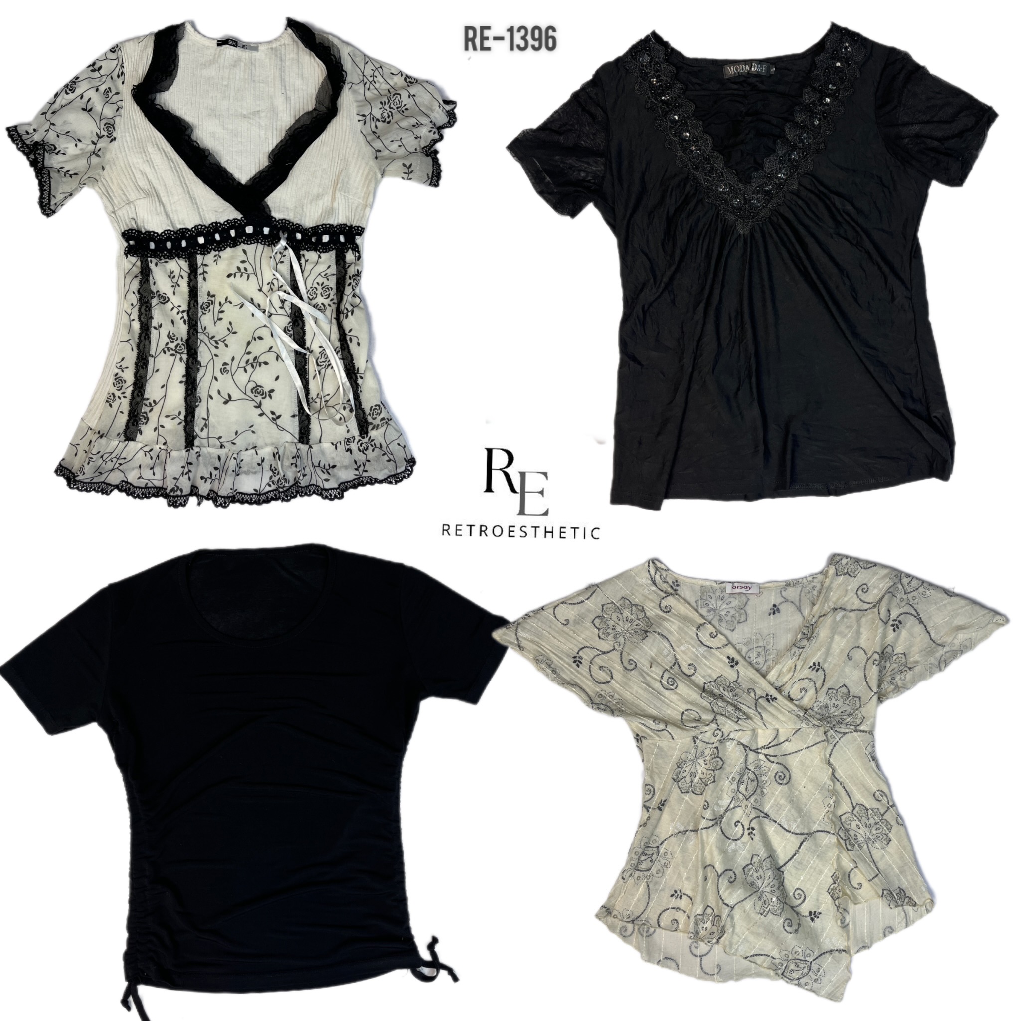 Y2K Soft Girl Mix Tops (RE-1396)