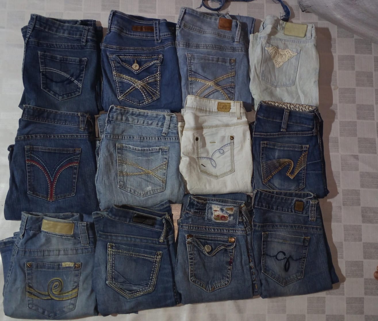 GUESS  AND OTHER MIX BRANDS JEANS (ID 1163)