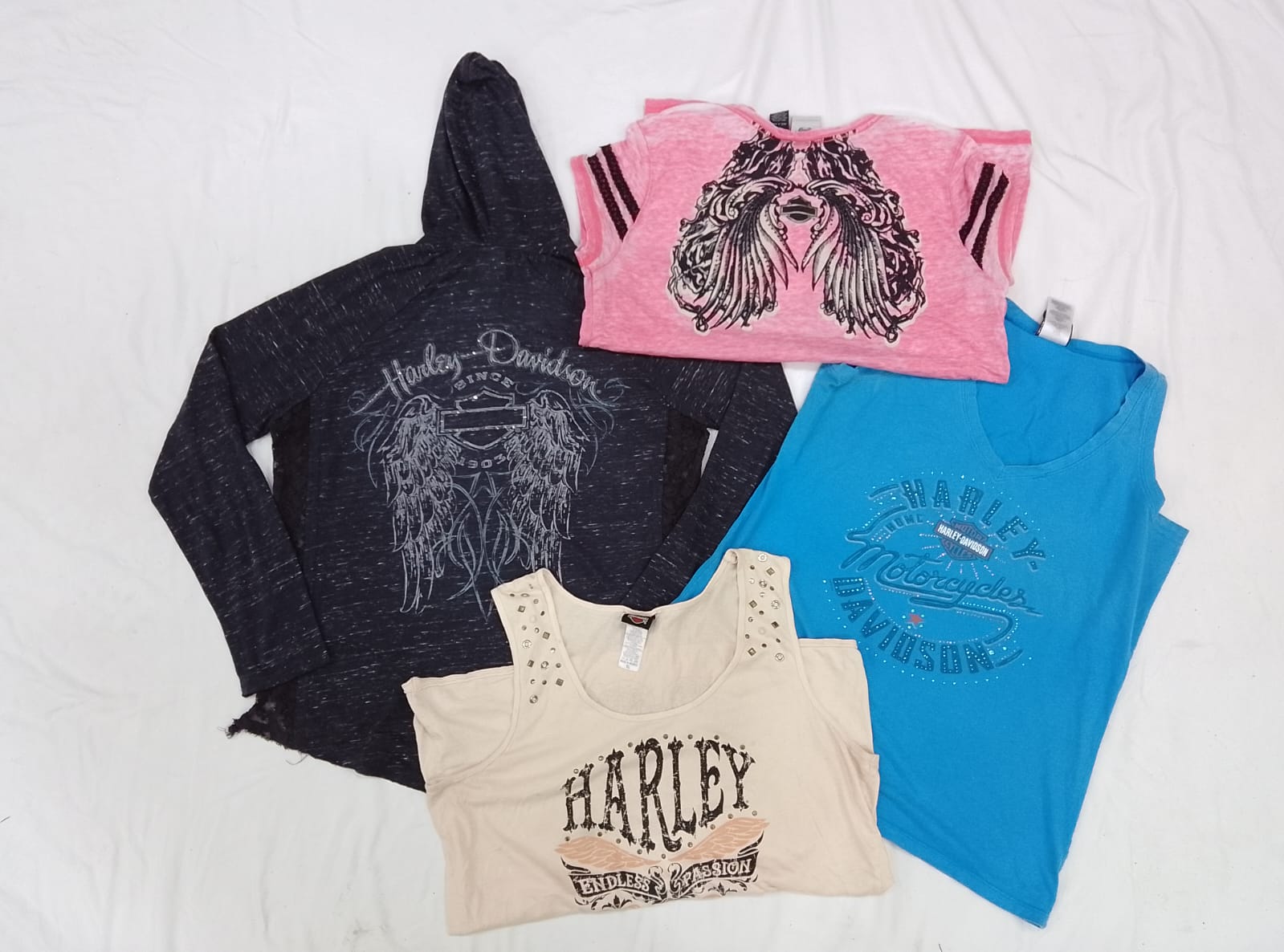 CR-4466 Harley Davidson Women's Baby Tees