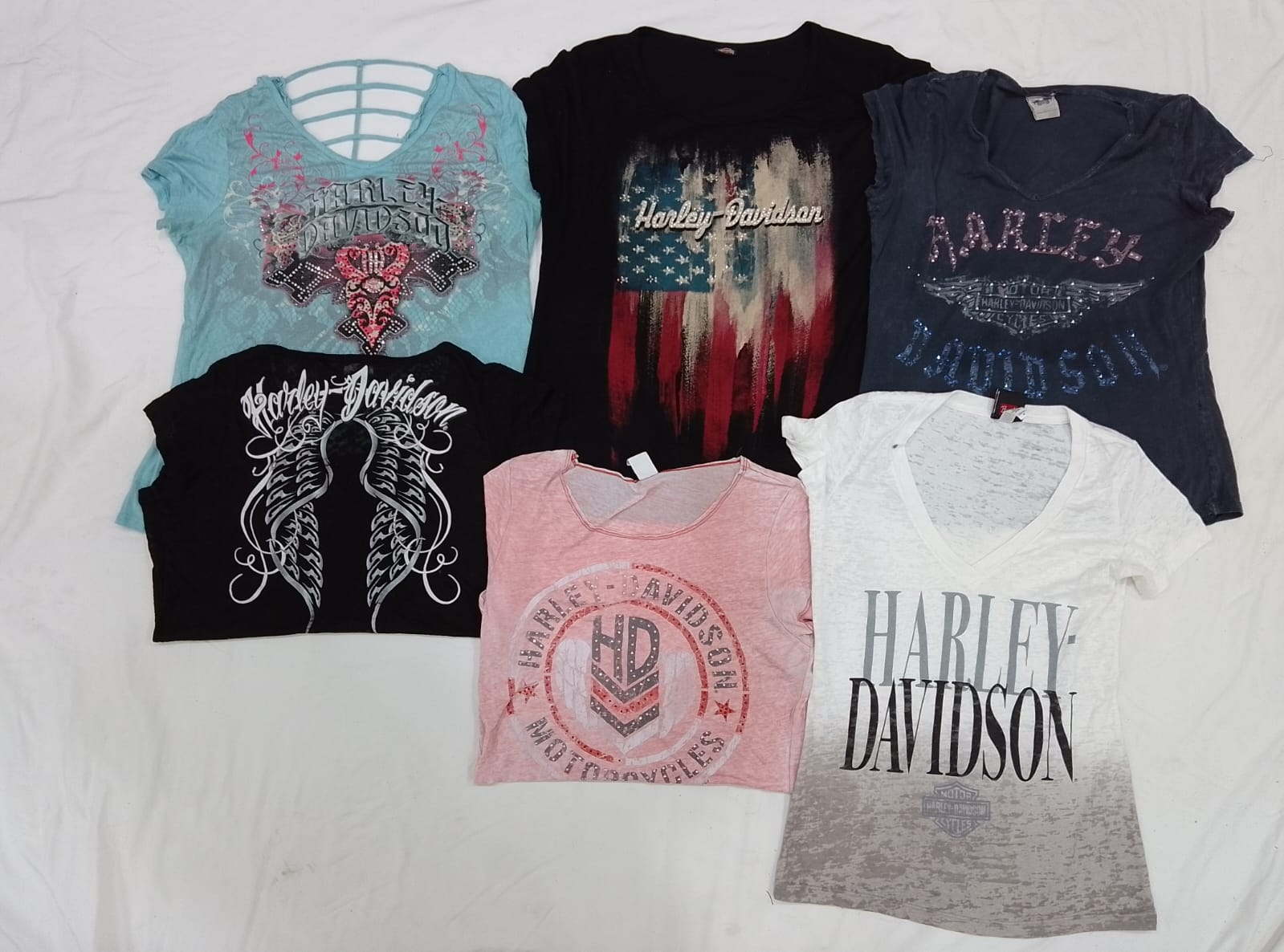 CR-4467 Harley Davidson Ladies Baby Tees