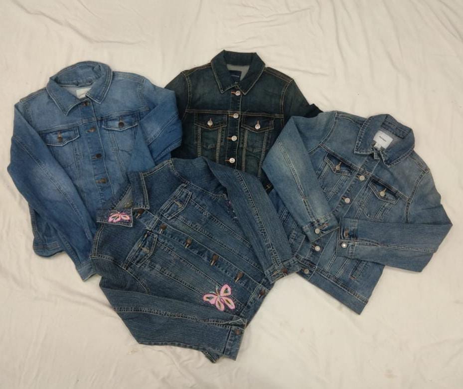 IQ0202 Y2K Jaquetas de Denim Grunge - 10 peças