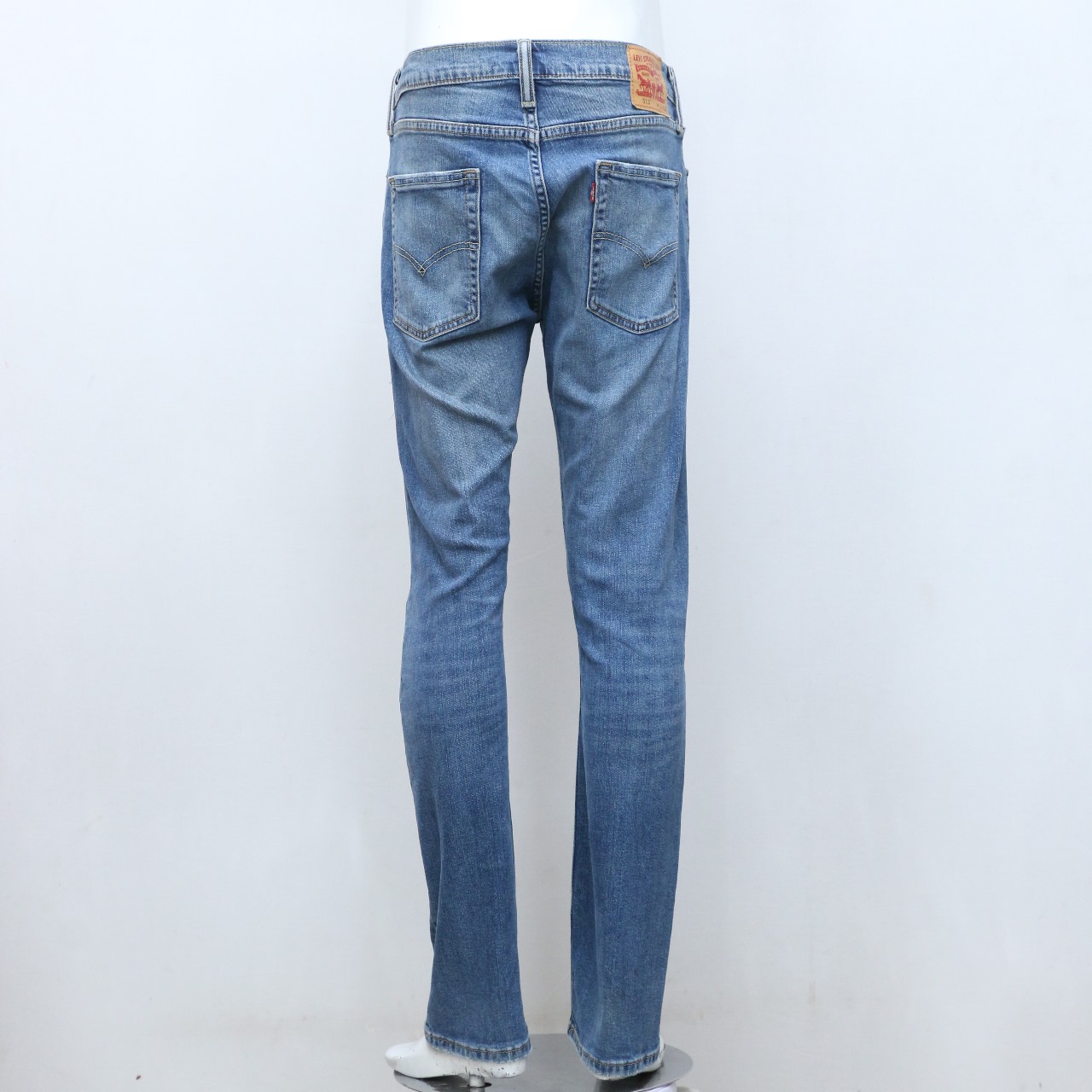 CR-168 Jean en denim avec empiècements en flanelle retravaillés