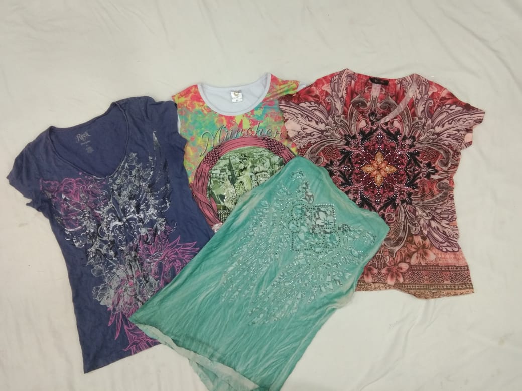 IQ0206 Y2K Stylish Baby Tees - 21 pieces